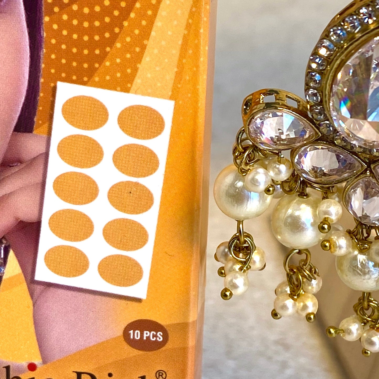 Micro Pore Earring Support (Ear grips)/ Easy to wear/ For Heavy Earring/ Sensative Skin