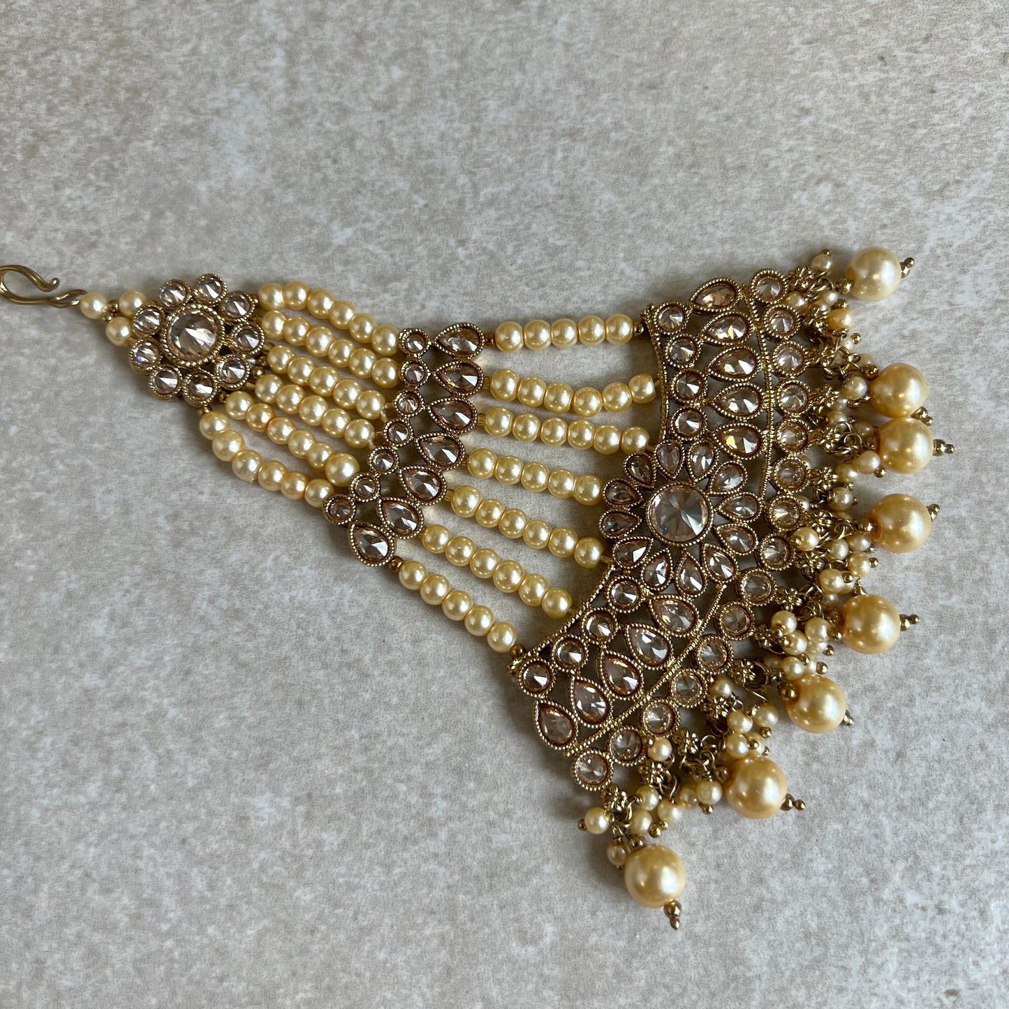 Champagne Jhumar/ Passa/ Indian/ Pakistani Style/Headpieces