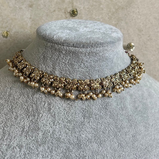 Golden Elegant Necklace- Single