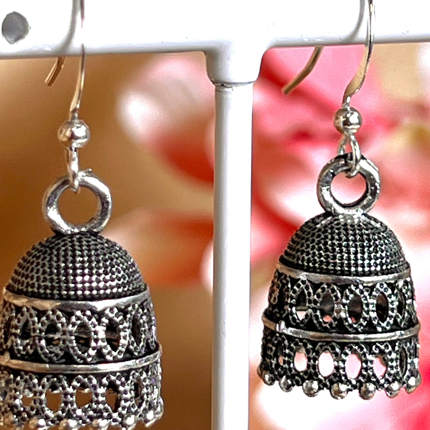 Trending Oxidised Micro Jhumka/Indian Small Earrings/Jhumka Earrings/Valentines gifts