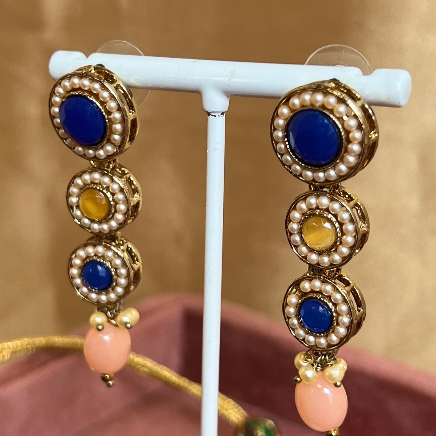 Multi Colour Necklace Set Earring/ Indian/ Pakistani/Fashion Jewellery/ Gift for Women