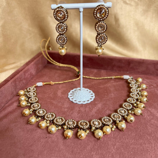 Pearl Necklace Set Earring/ Indian/ Pakistani/Fashion Jewellery/ Gift for Women