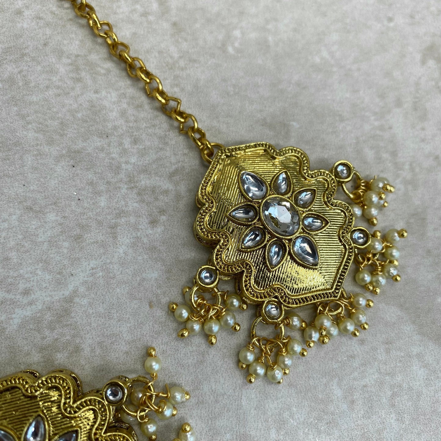 Medium Bright Gold Tikka - Silver