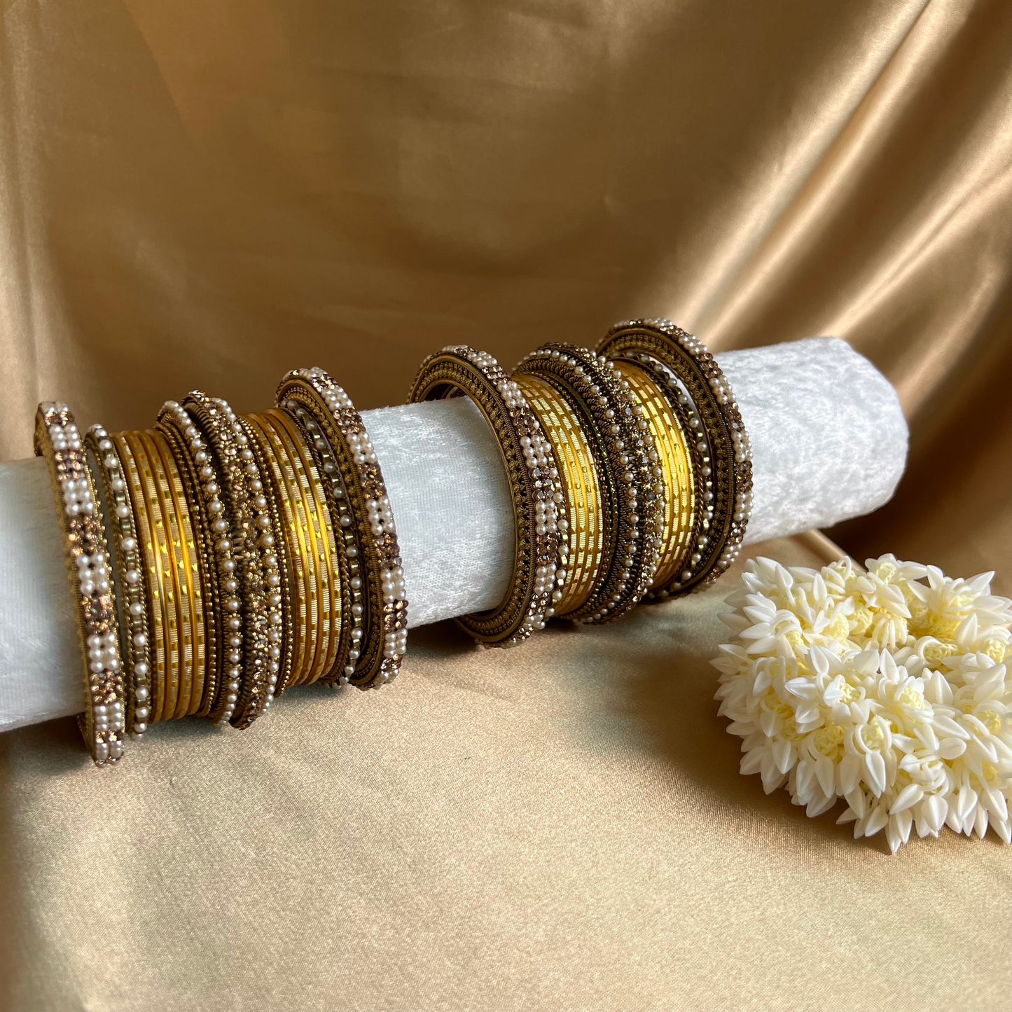 Honey Bangle Set - Gold/Indian/ Pakistani/Jewelley/ Fashion Bracelet