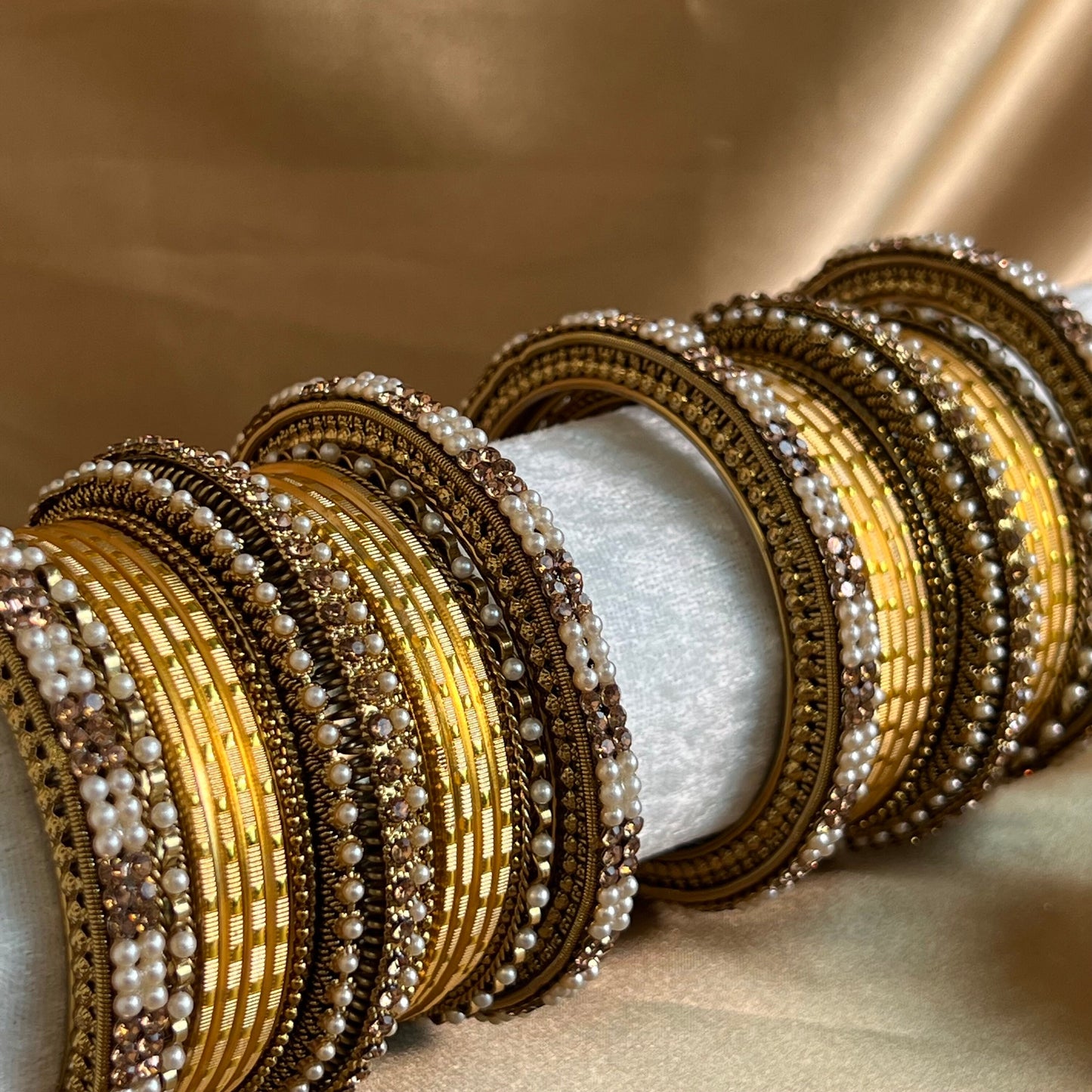 Honey Bangle Set - Gold/Indian/ Pakistani/Jewelley/ Fashion Bracelet