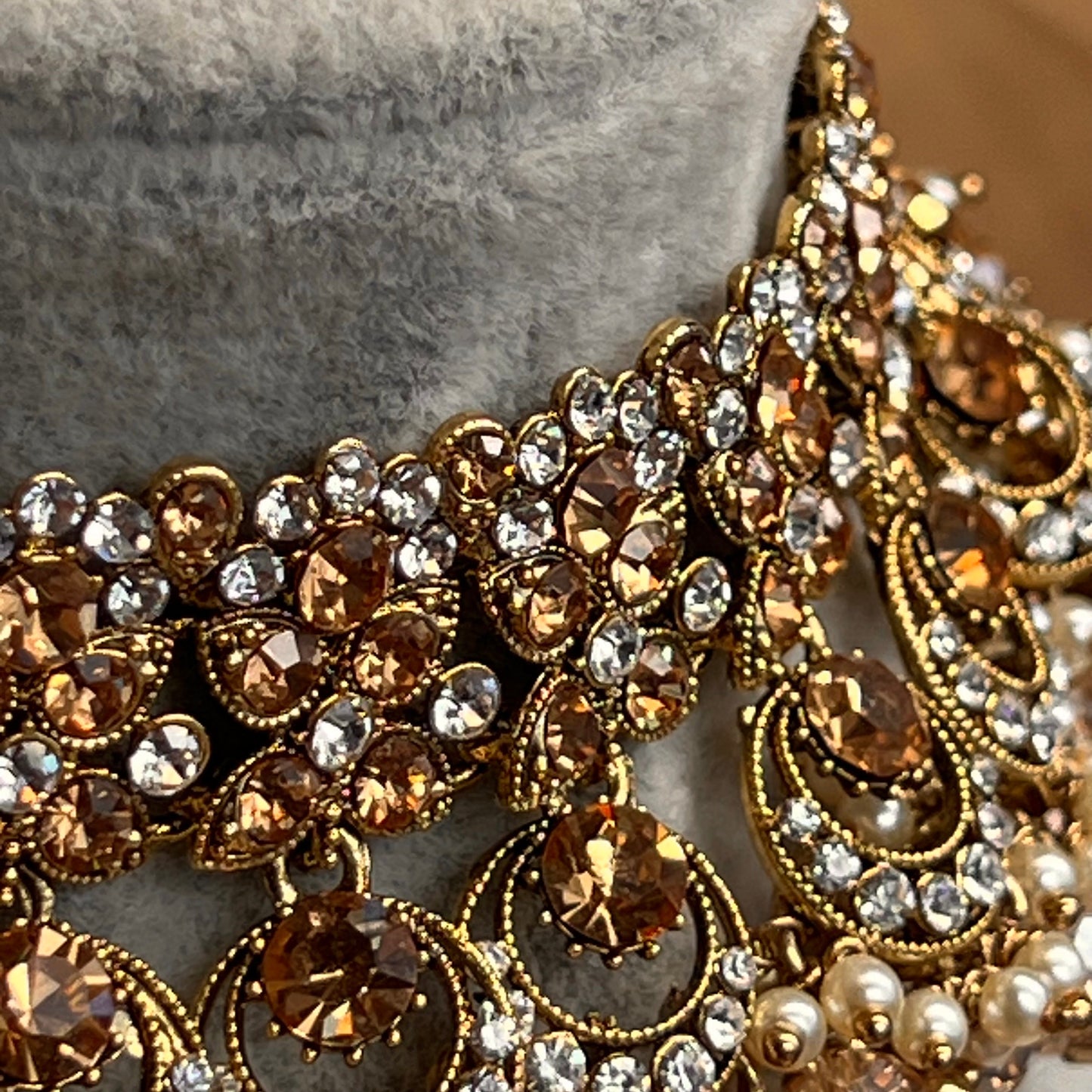 Choker Only- Golden/ Unique Style/ Indian/ Pakistani/Fashion Jewellery/ Gift for Women