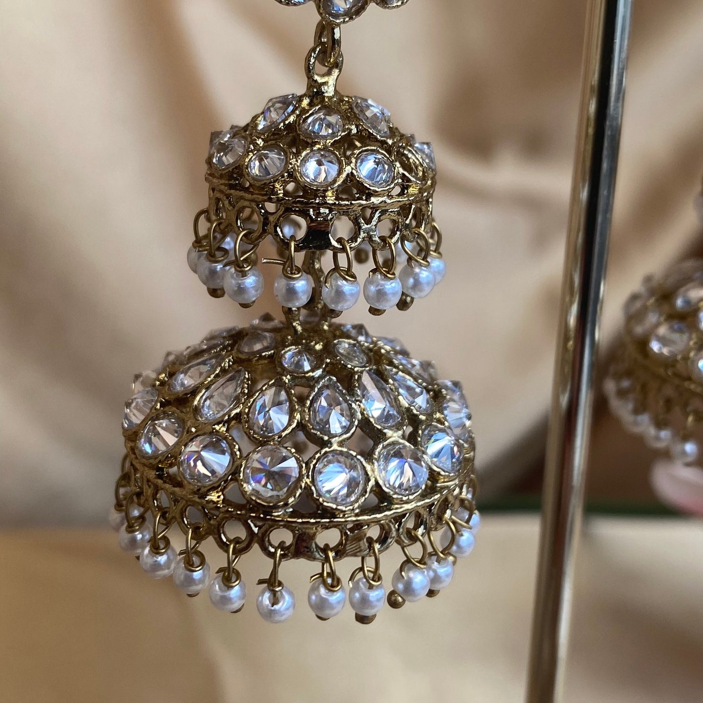 Jhumka Earrings Indian Style Earring/ Pakistani Fashion/ Fashion Jewellery/ Gift for Women