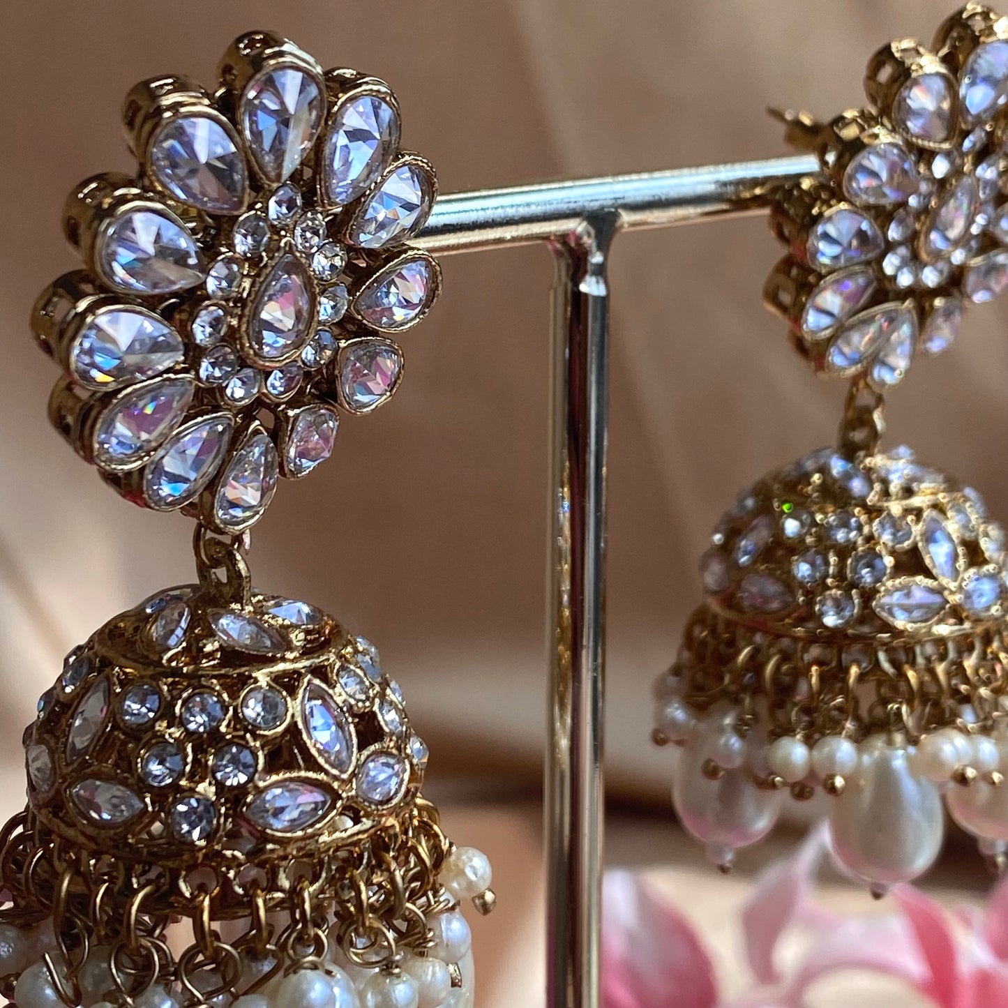 Pearl Jhumka Earring