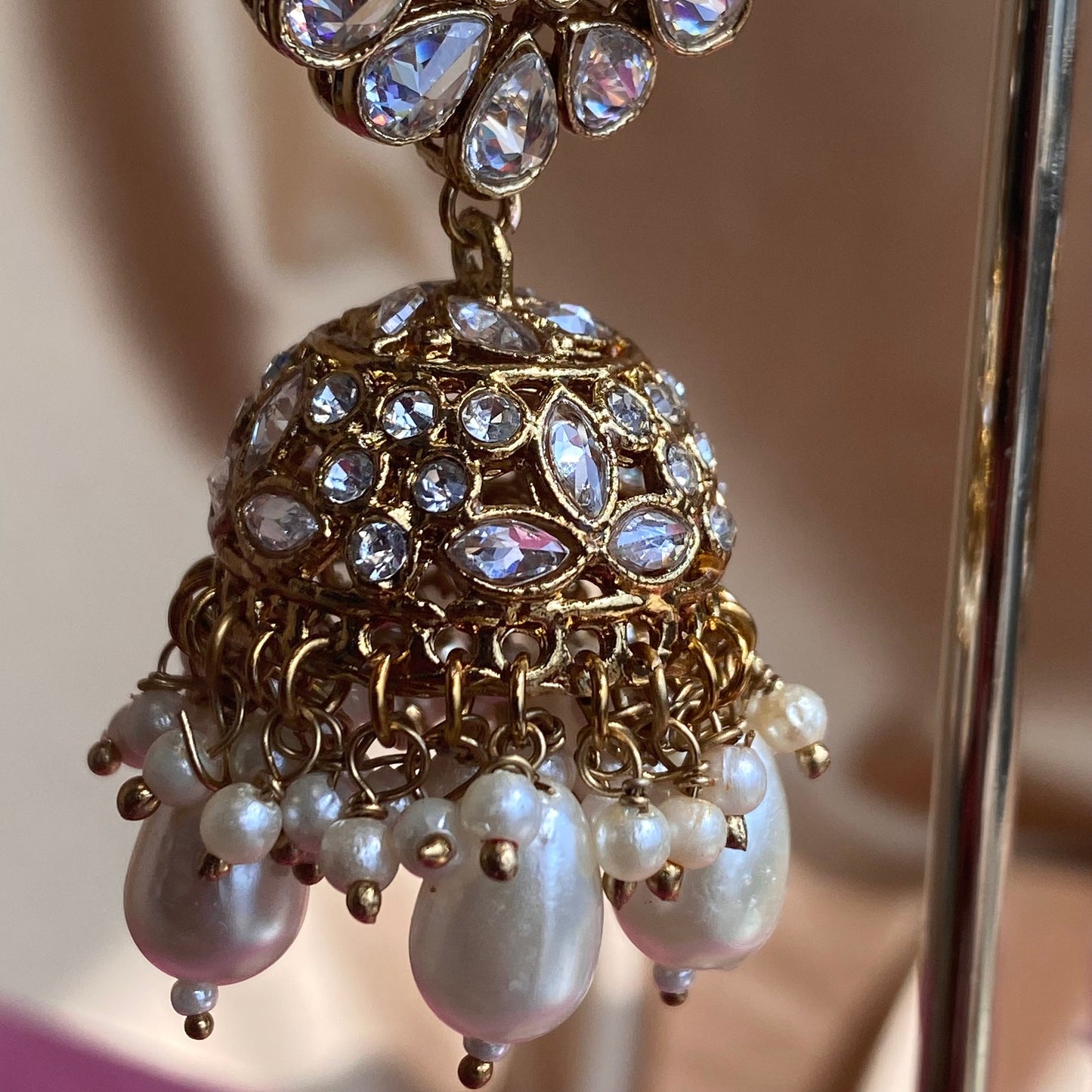 Pearl Jhumka Earring