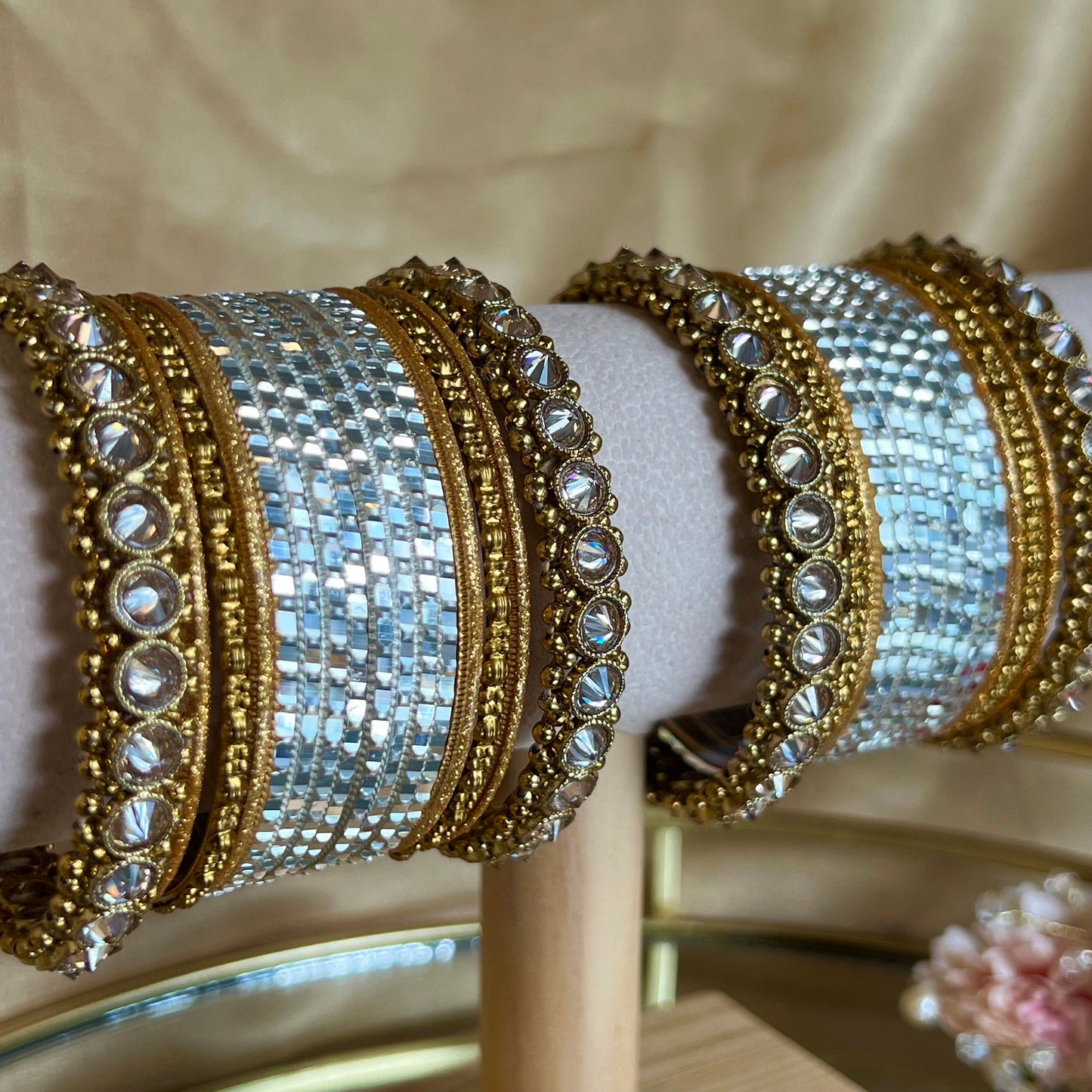 Gold/ Silver Bangle Set/Indian/ Pakistani/Jewelley/ Fashion Bracelet