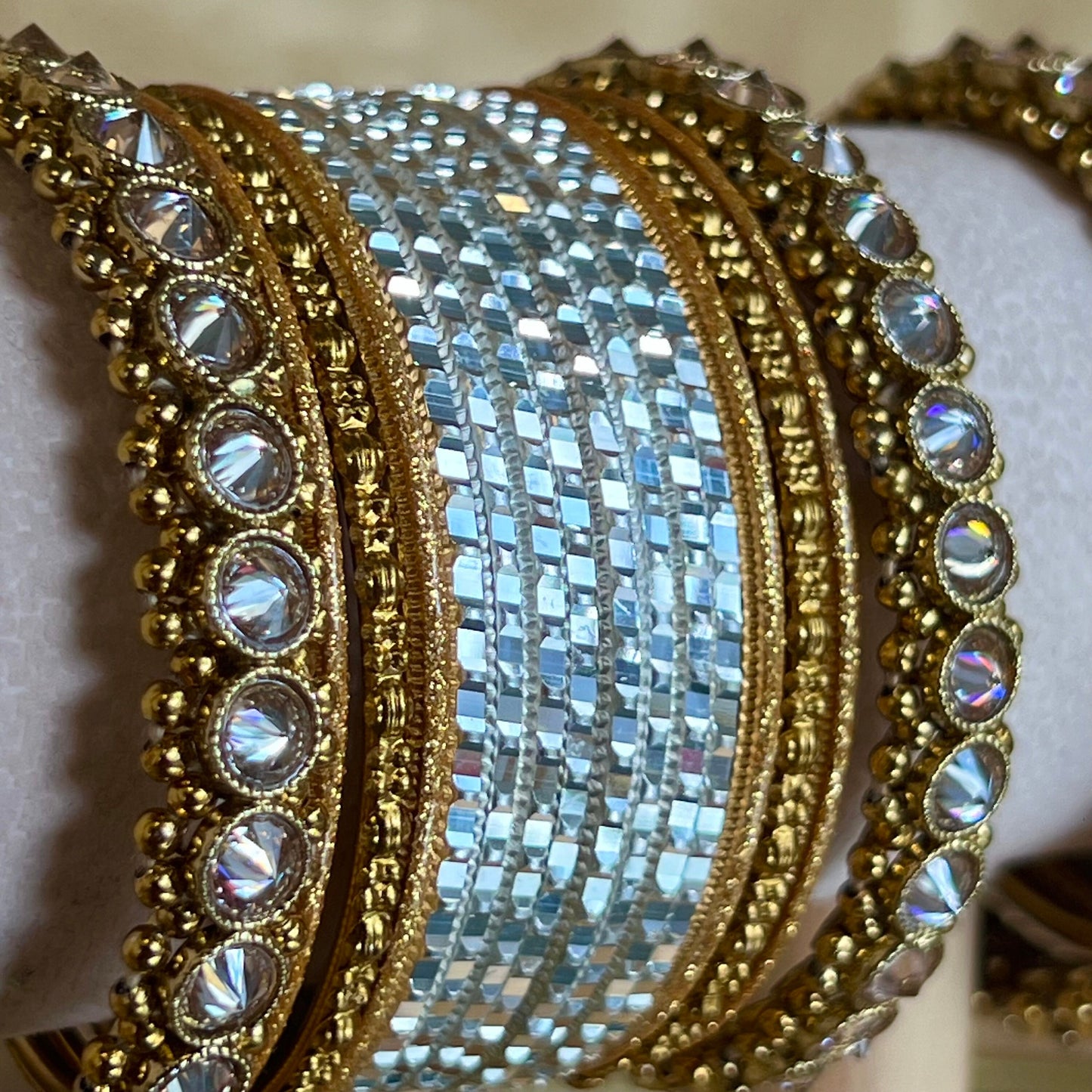 Gold/ Silver Bangle Set/Indian/ Pakistani/Jewelley/ Fashion Bracelet