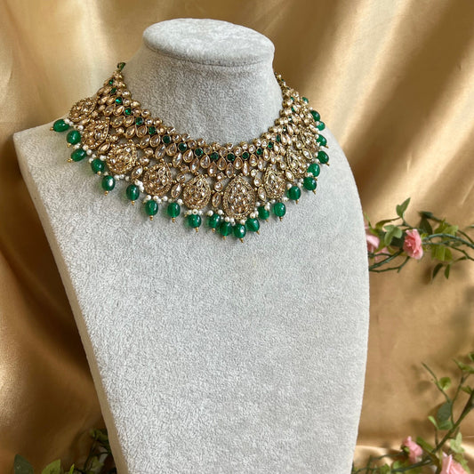 Green/Necklace only/ Unique Style/ Indian/ Pakistani/Fashion Jewellery/ Gift for Women
