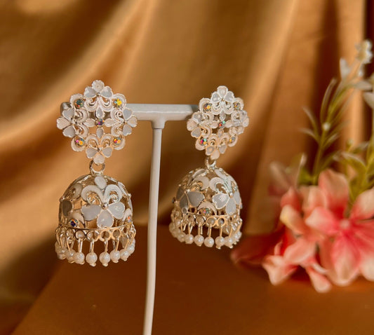 Light Weight Jhumka Earring/ Indian Style Earring/ Pakistani Fashion/ Fashion Jewellery/ Gift for Women