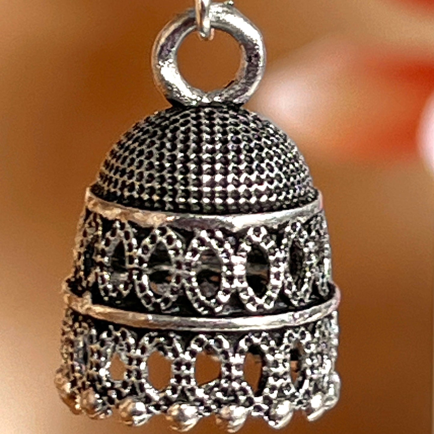 Trending Oxidised Micro Jhumka/Indian Small Earrings/Jhumka Earrings/Valentines gifts