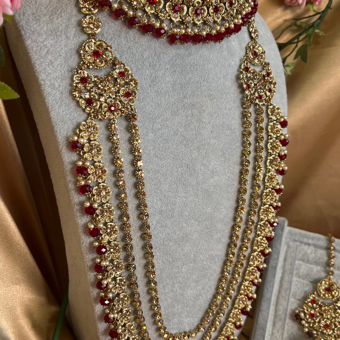 Maroon Full Bridal Set