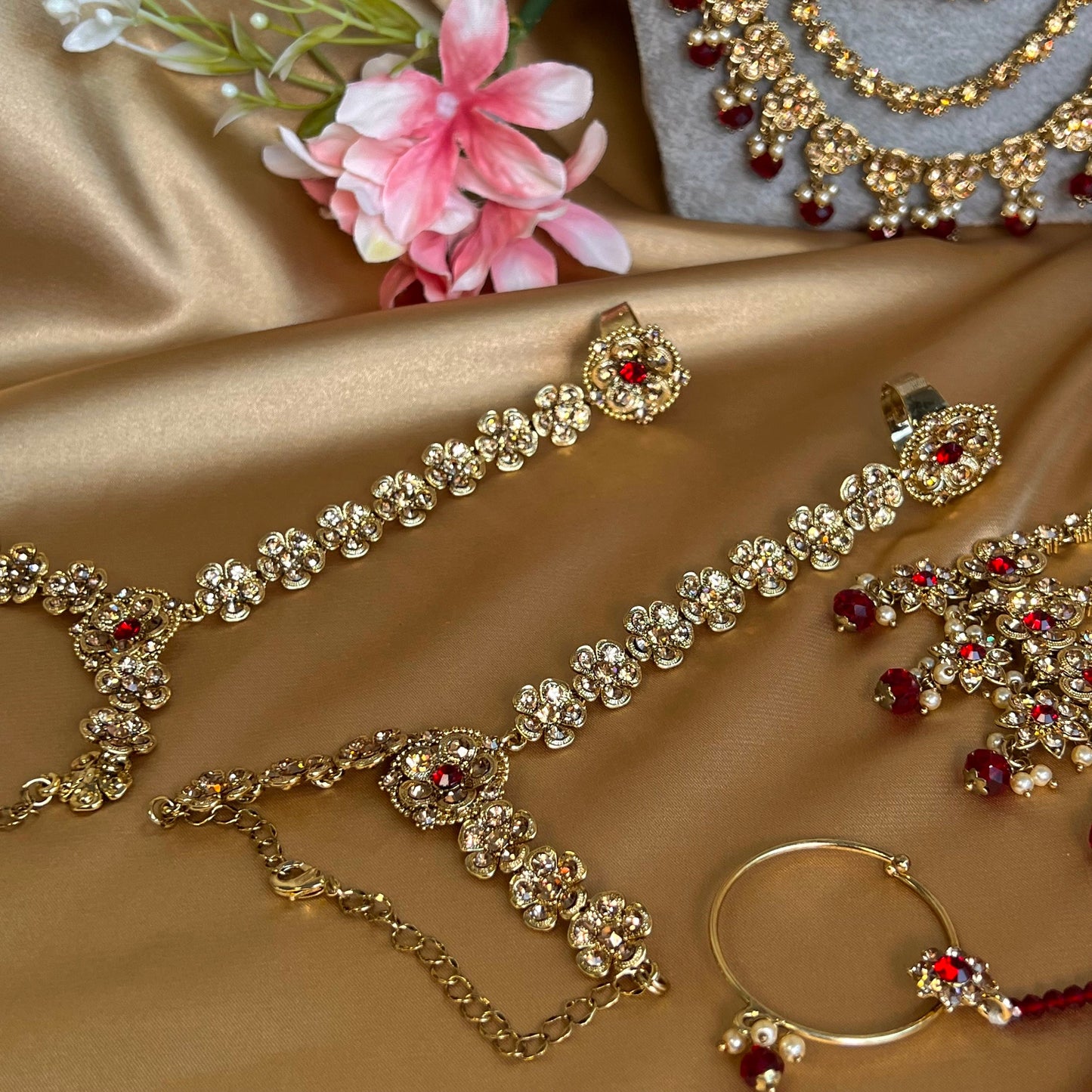 Maroon Full Bridal Set