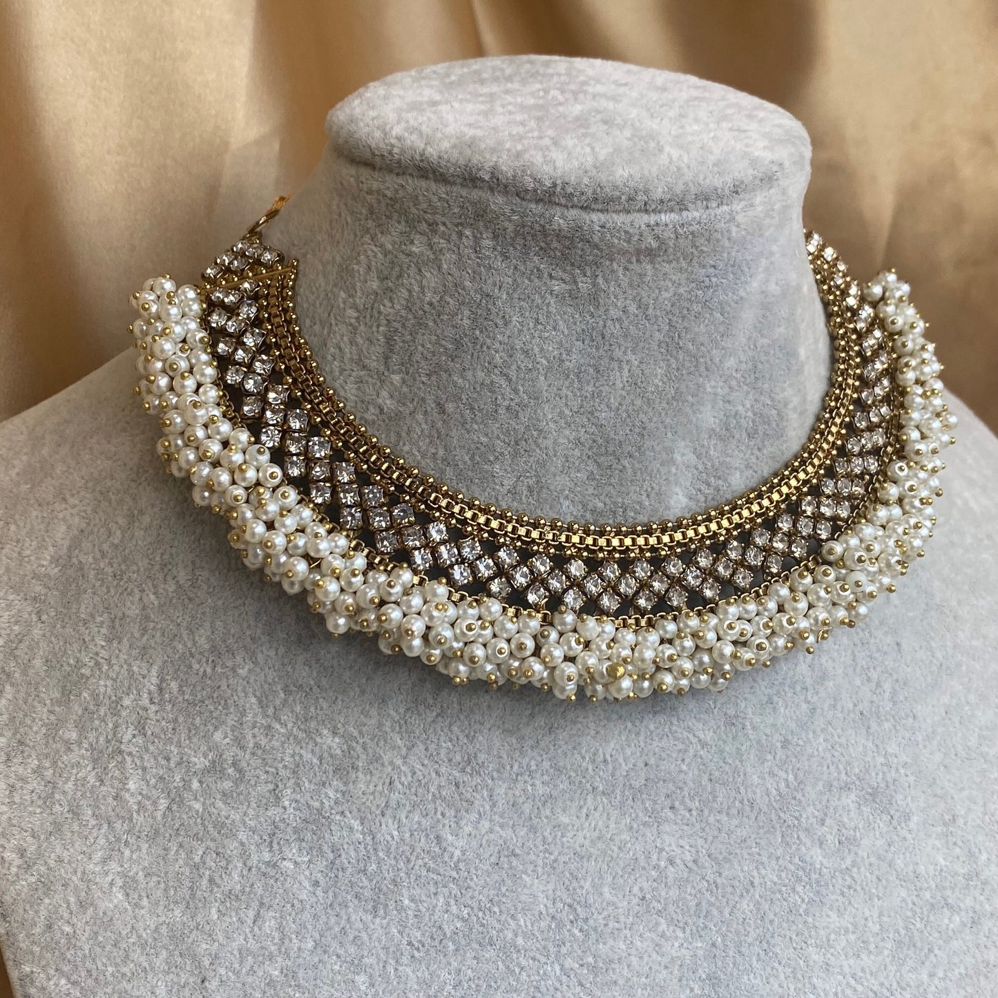 Pearly Necklace only/ Unique Style/ Indian/ Pakistani/Fashion Jewellery/ Gift for Women