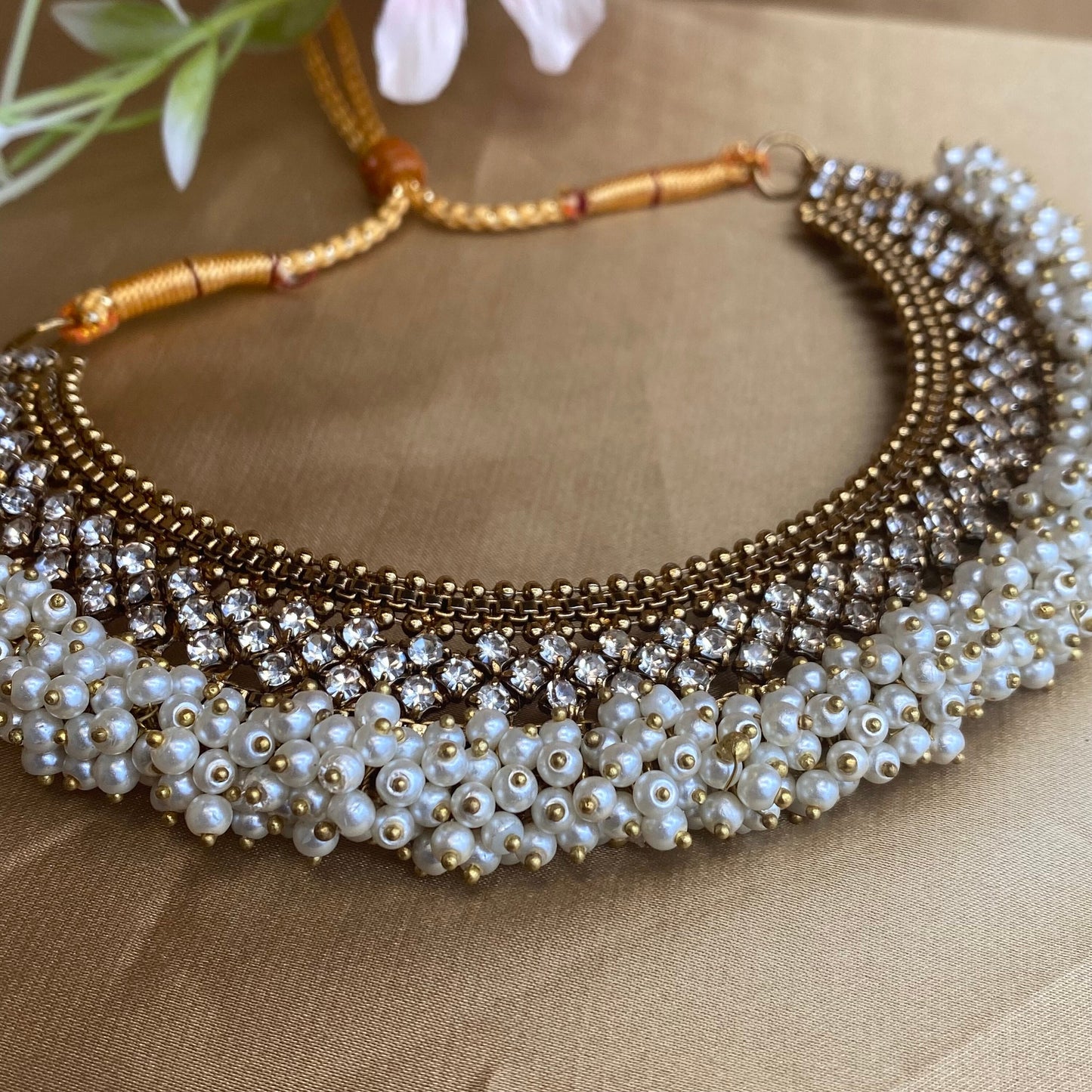 Pearly Necklace only/ Unique Style/ Indian/ Pakistani/Fashion Jewellery/ Gift for Women