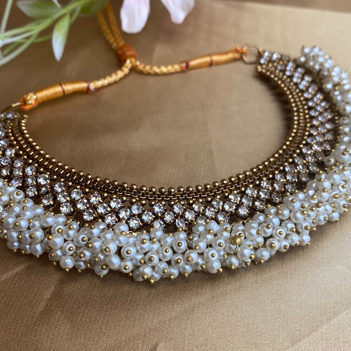 Pearly Necklace only/ Unique Style/ Indian/ Pakistani/Fashion Jewellery/ Gift for Women
