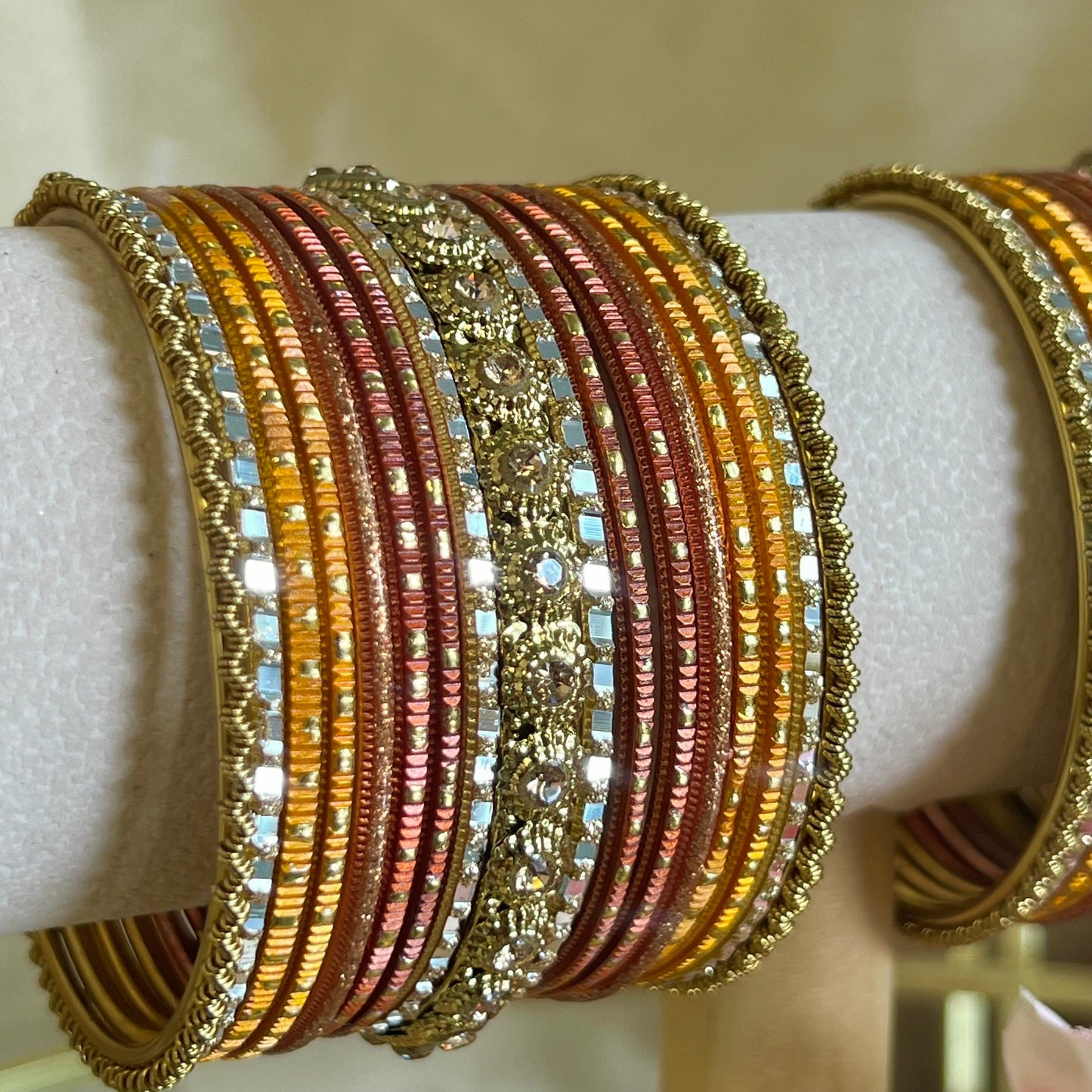 Small Sunset Bangle Set/Indian/ Pakistani/Jewelley/ Fashion Bracelet