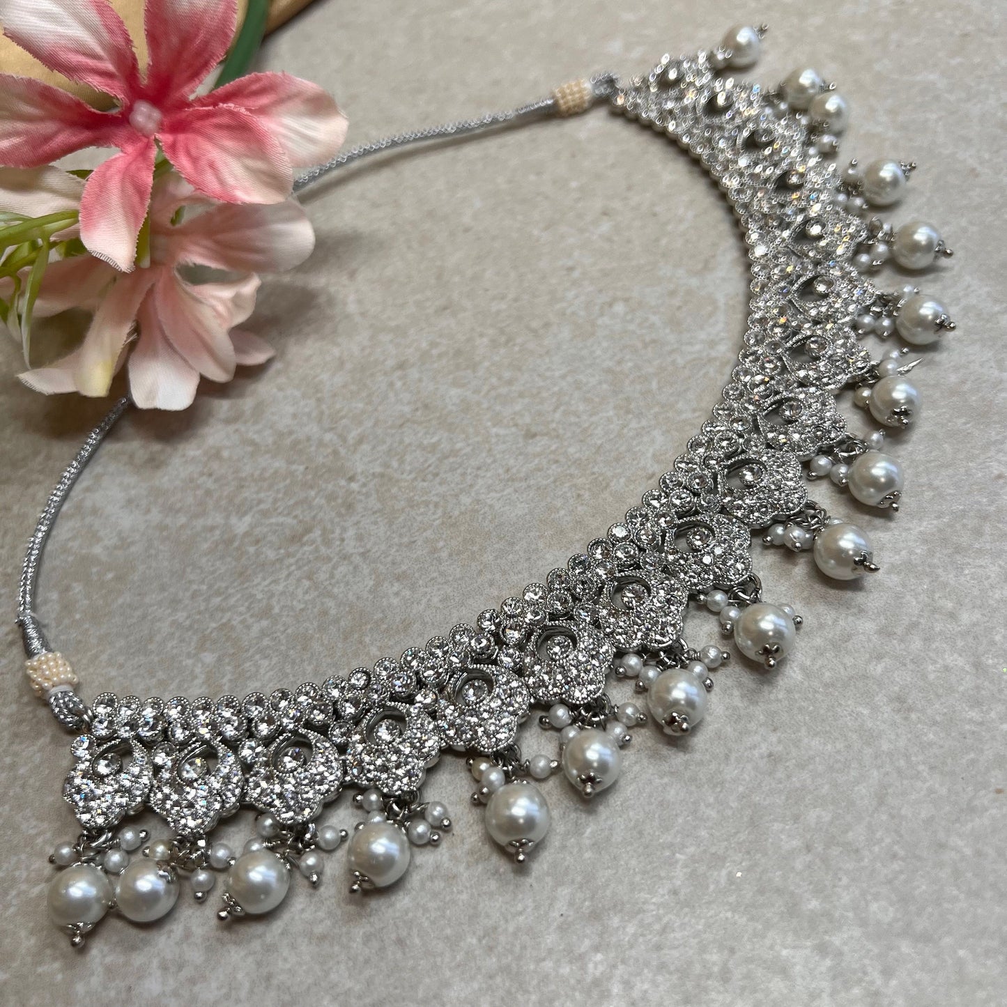 Silver Necklace Only/ Unique Style/ Indian/ Pakistani/Fashion Jewellery/ Gift for Women