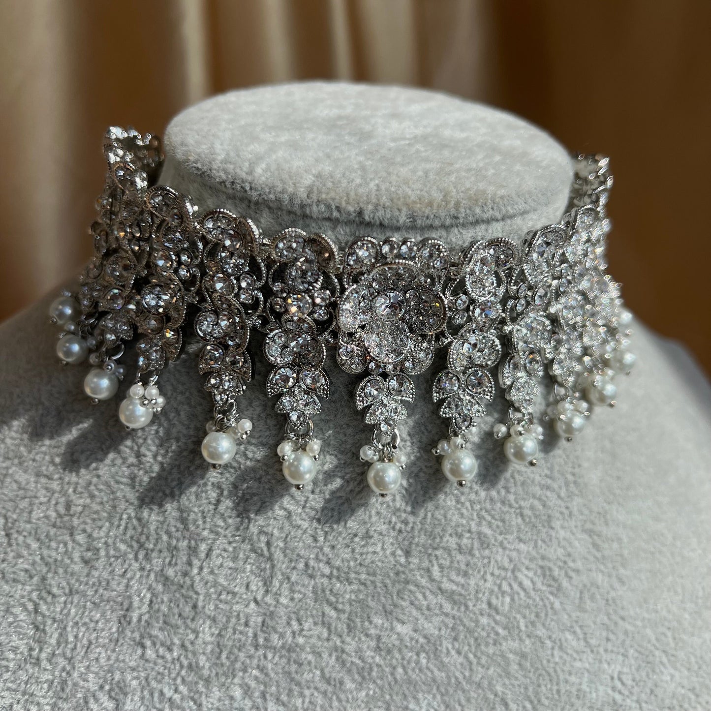 Silver Choker Only/ Unique Style/ Indian/ Pakistani/Fashion Jewellery/ Gift for Women