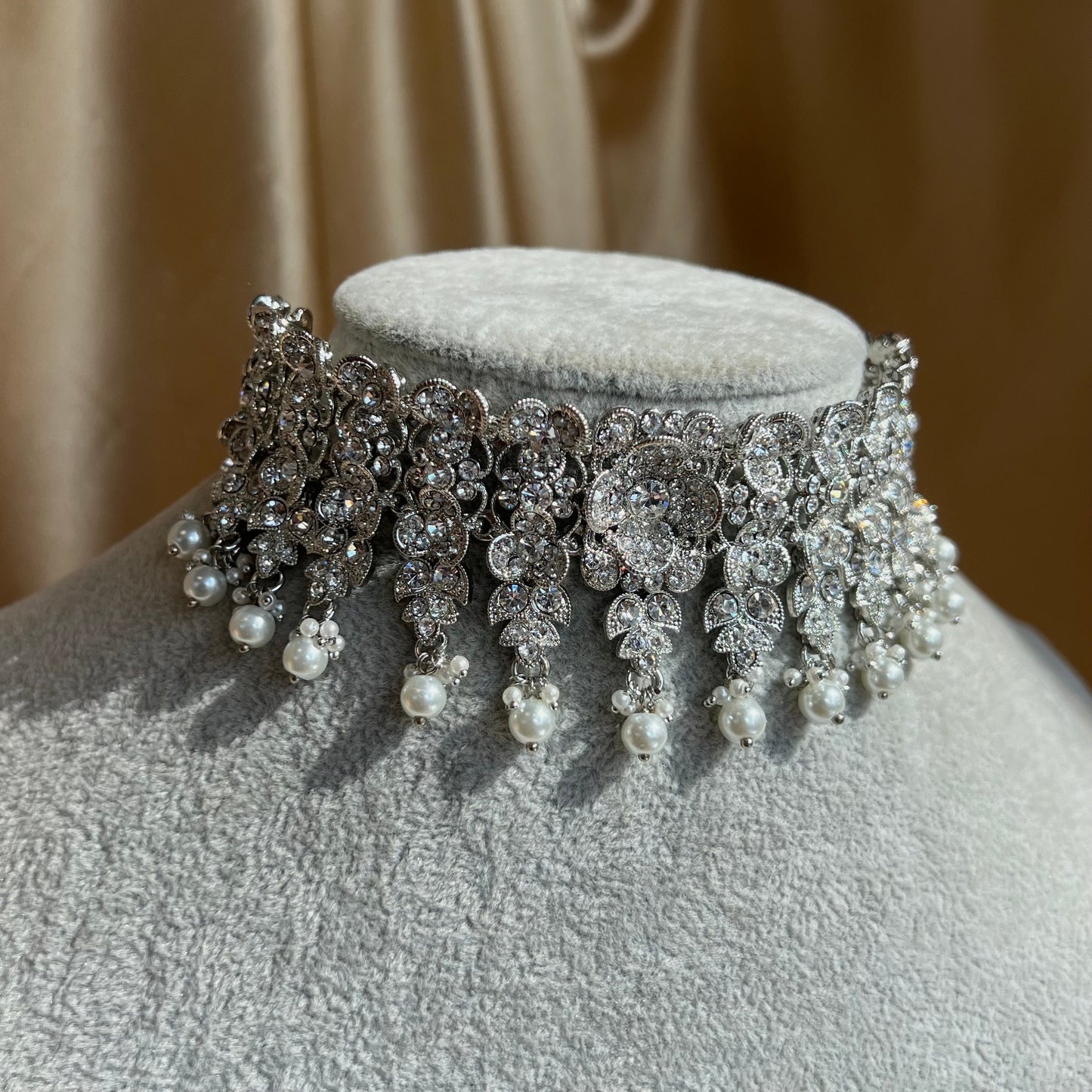 Silver Choker Only/ Unique Style/ Indian/ Pakistani/Fashion Jewellery/ Gift for Women