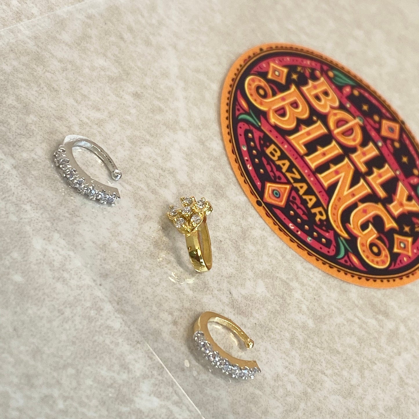 Small Nose ring - Multipack/ Fashion Jewellery/ Gift for Women/Indian/Pakistani style/Nath /Indian Nose Jewellery