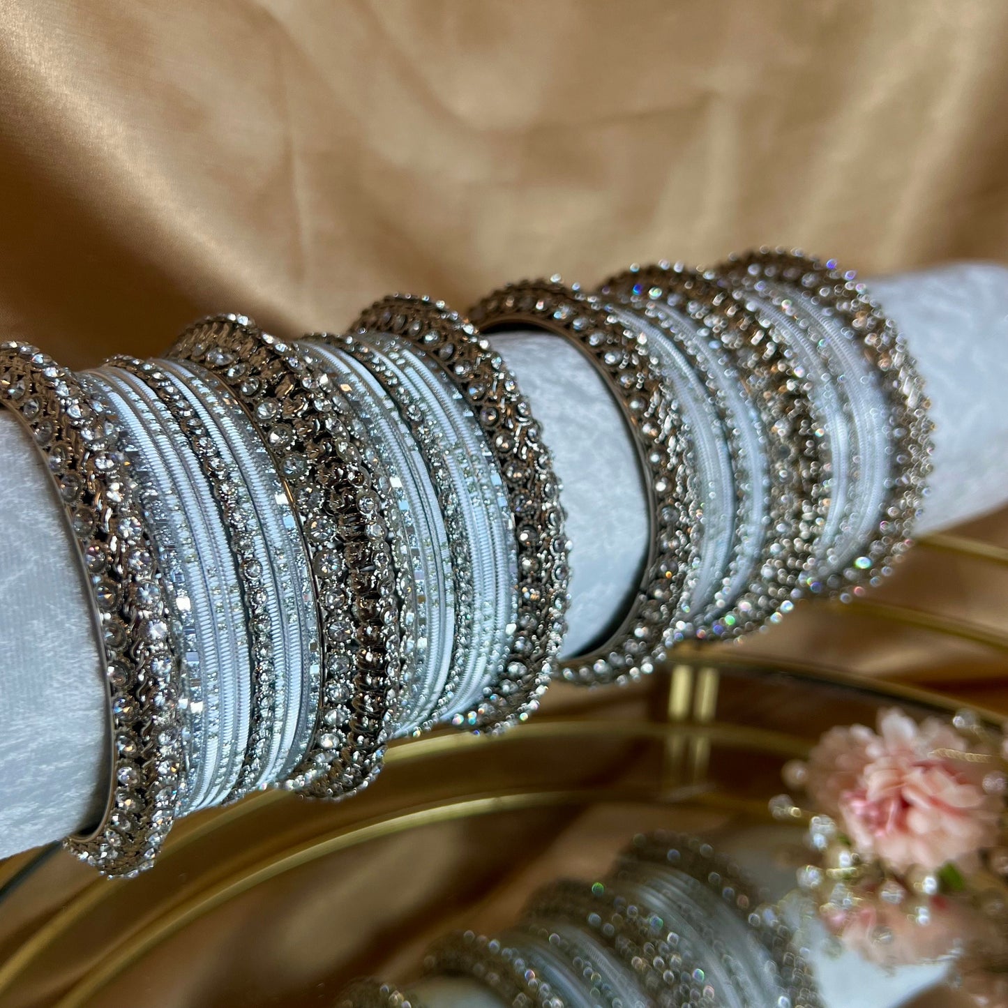 Silver Bangle Set/Indian/ Pakistani/Jewelley/ Fashion Bracelet