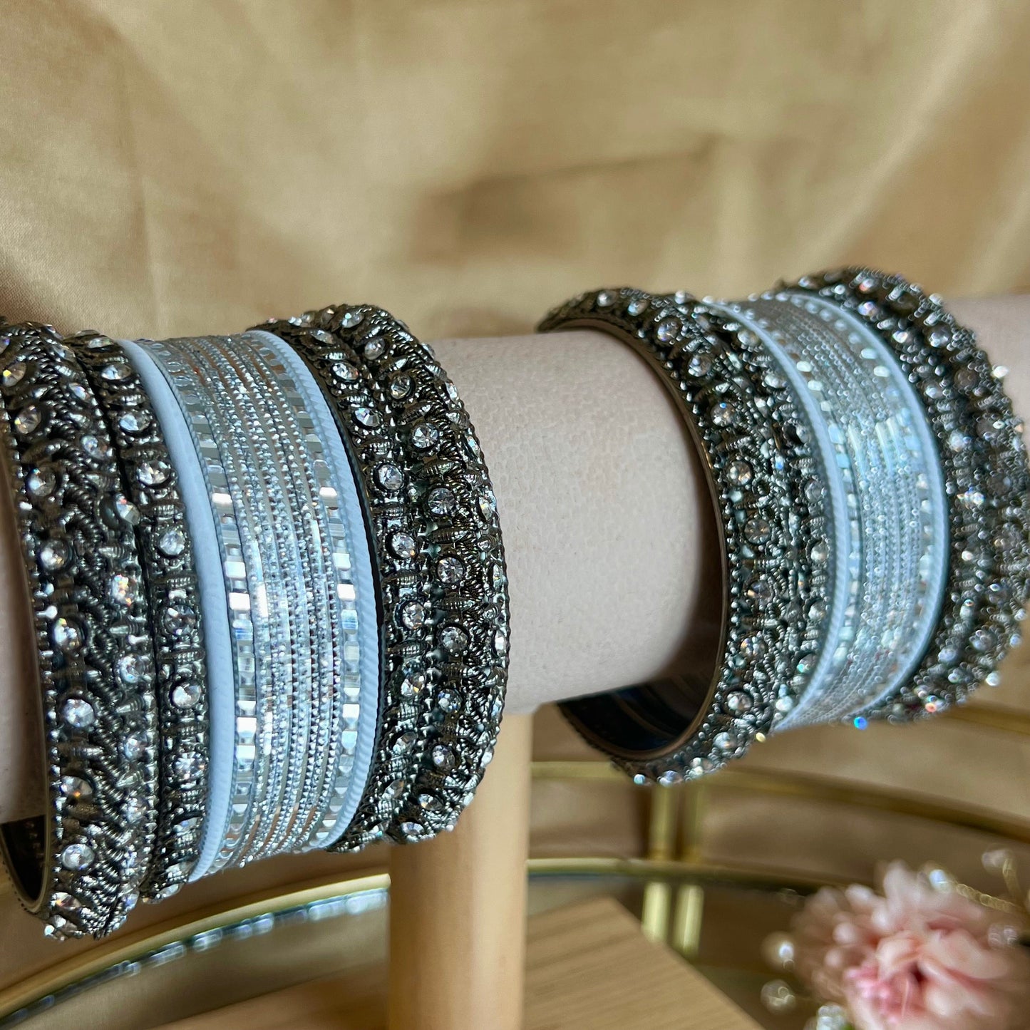 Oxidised Silver Bangle Set/Indian/ Pakistani/Jewelley/ Fashion Bracelet