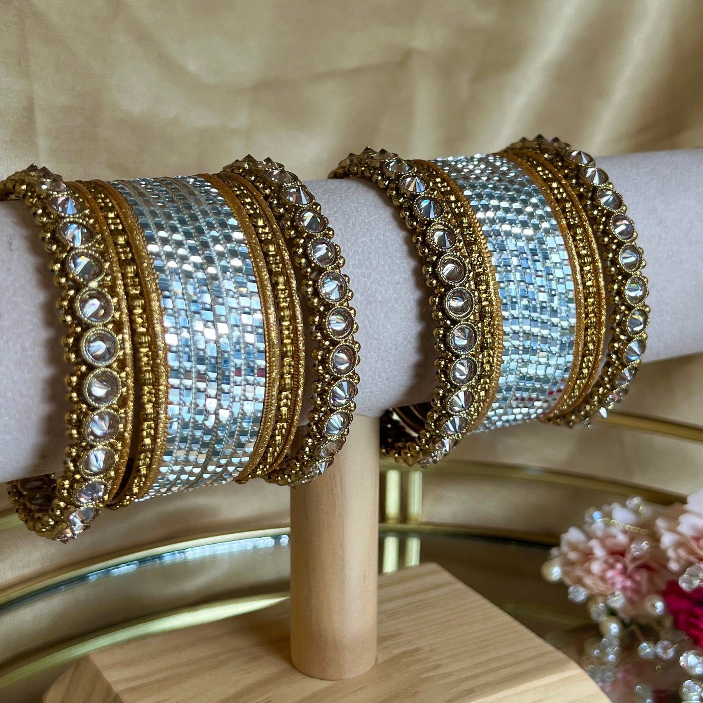 Gold/ Silver Bangle Set/Indian/ Pakistani/Jewelley/ Fashion Bracelet