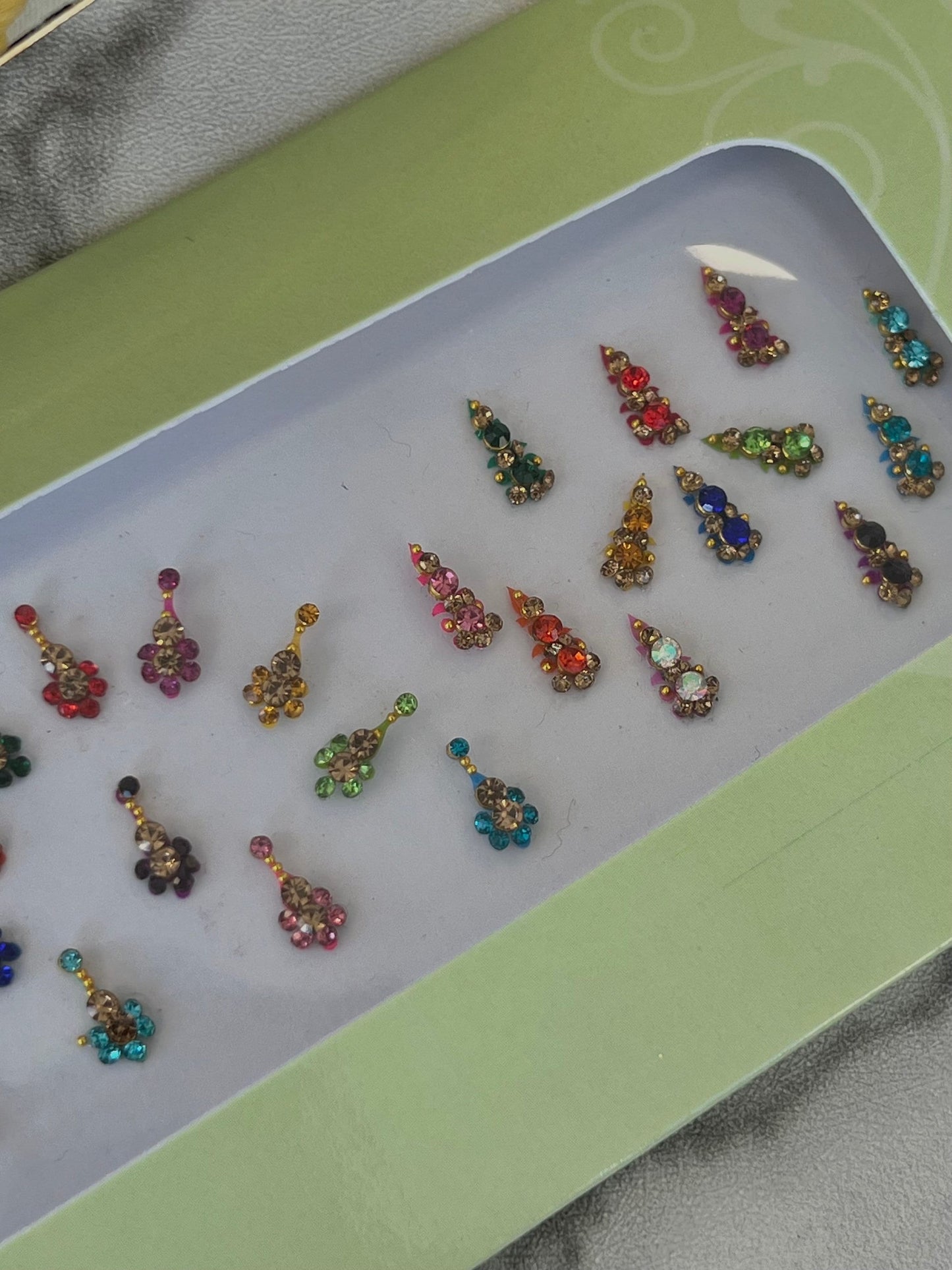 Multicolour Bindi Pack /Bindiya/ Chanlo/ Indian Accessory/ Forehead