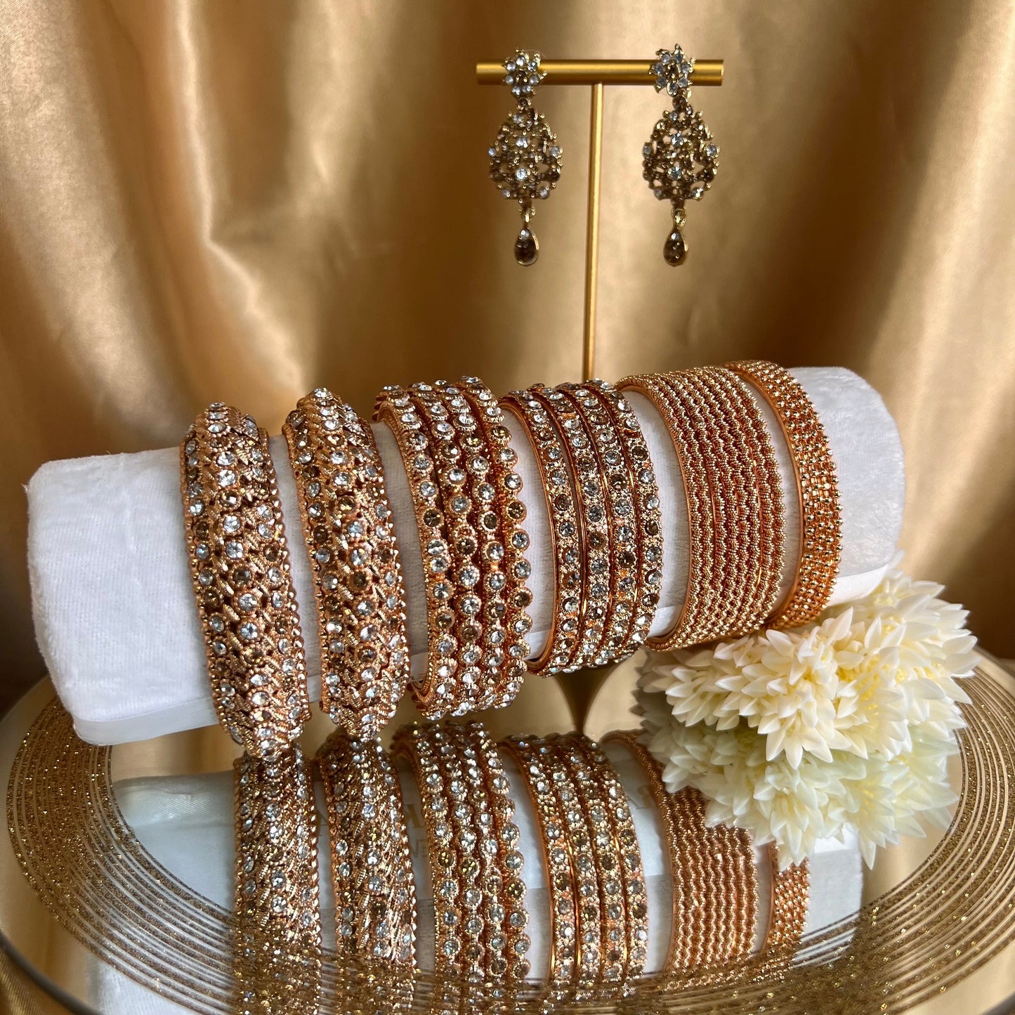 Bangle Roll Build Your Bangle Set- Rose Gold/Indian/ Pakistani/Jewelley/ Fashion Bracelet