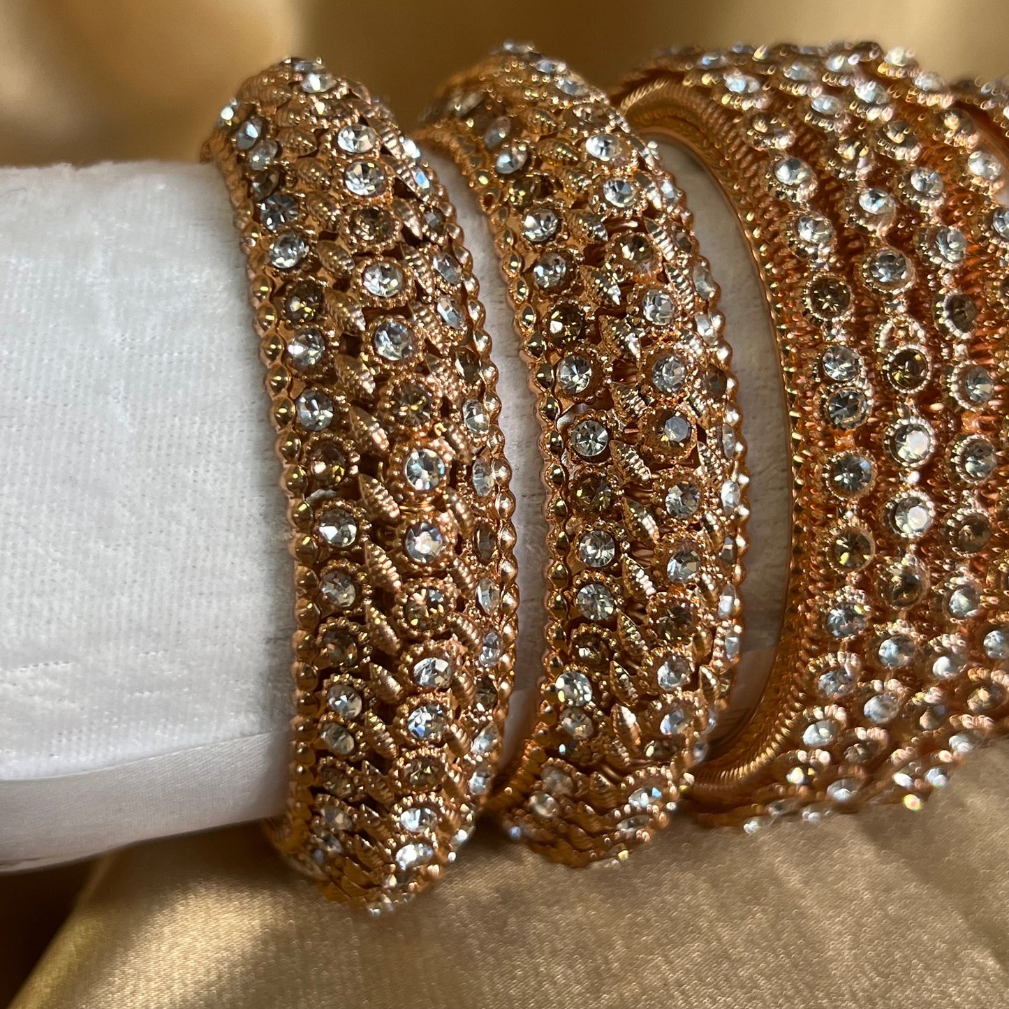 Bangle Roll Build Your Bangle Set- Rose Gold/Indian/ Pakistani/Jewelley/ Fashion Bracelet
