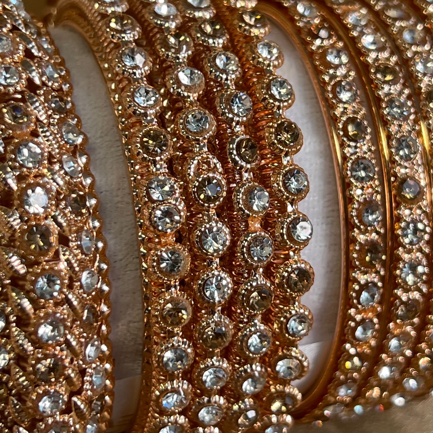 Bangle Roll Build Your Bangle Set- Rose Gold/Indian/ Pakistani/Jewelley/ Fashion Bracelet