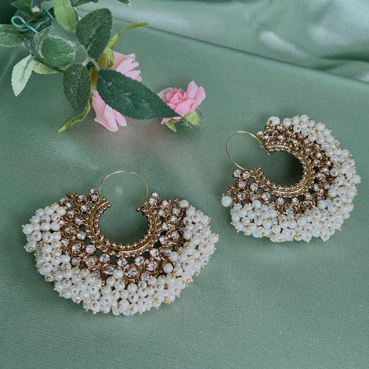 Pearl Indian Earrings/Indian/Pakistani/Fashion Jewellery
