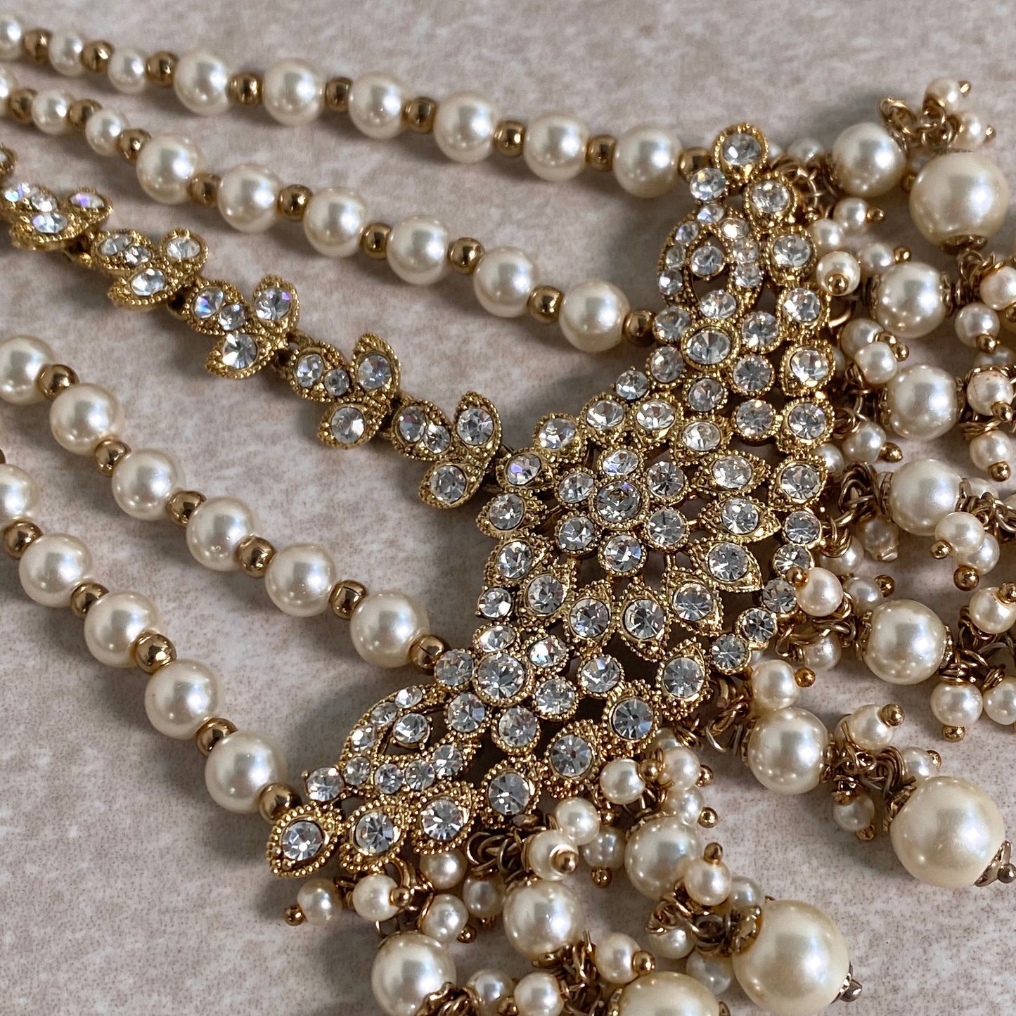 Clear Jhumar/Gold/Light Gold/ Passa/ Indian/ Pakistani Style/Headpieces