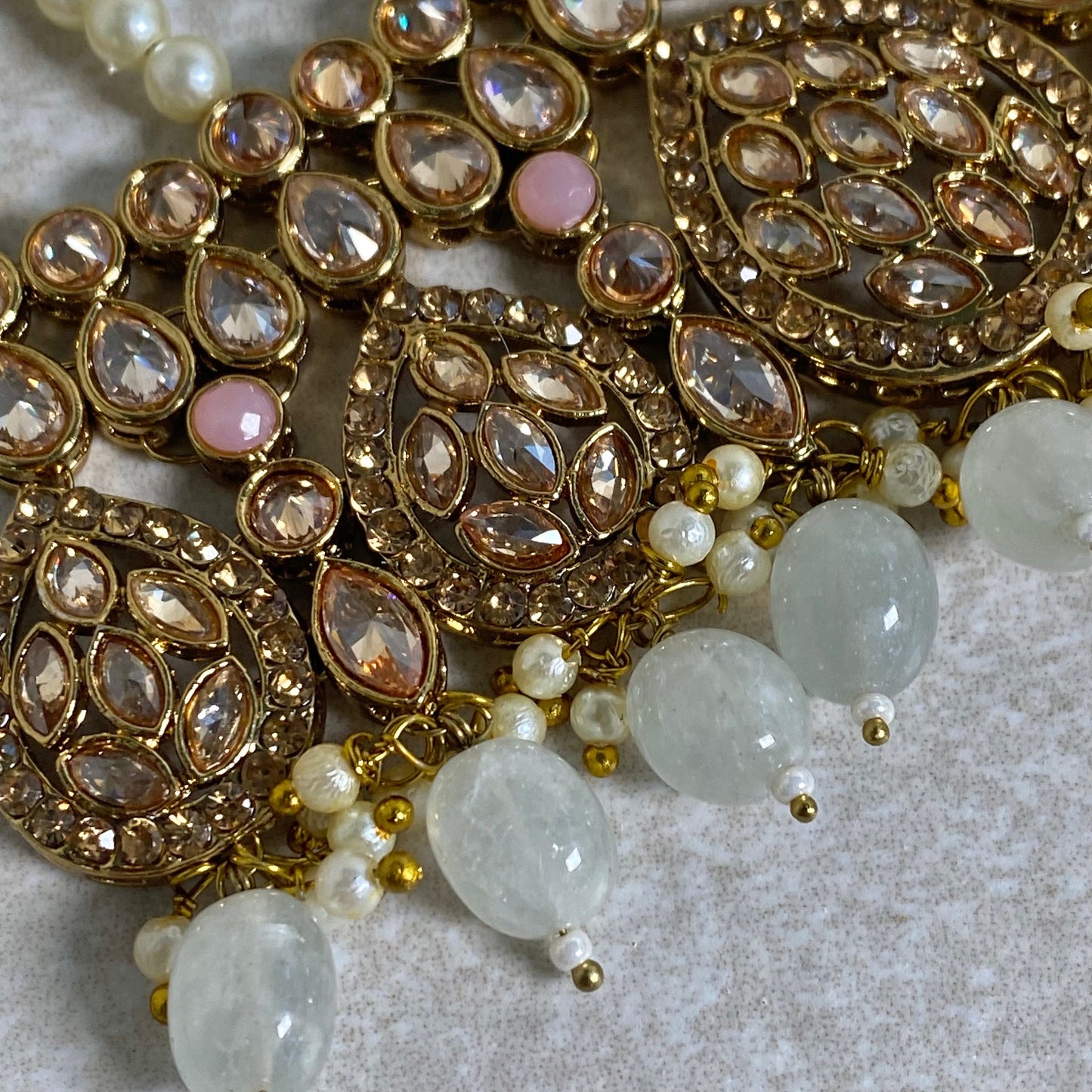 Jhumar/ Golden/Pink/Light Pink/Champagne/ Mint/ Pastel/ Passa/Jhoomar/ Indian/ Pakistani Style/Headpieces