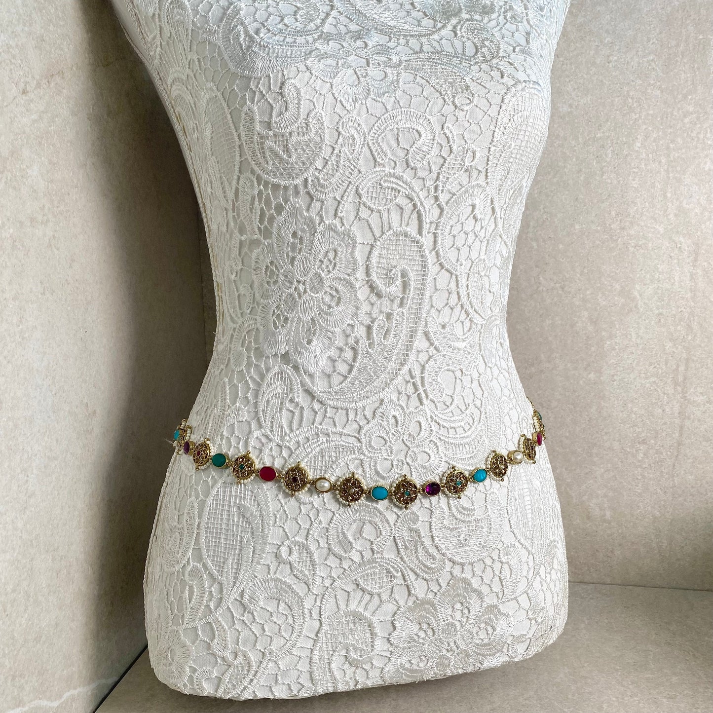 Multi Colour Waist Chain/ Belt/ Sari Belt