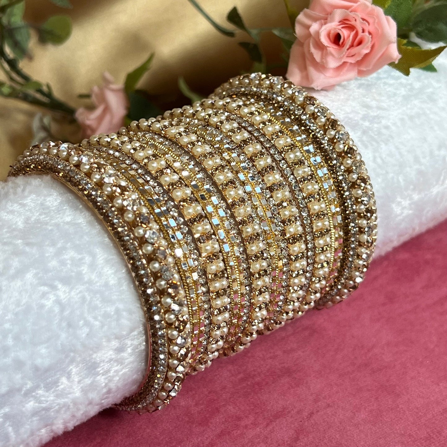 One Arm Clear Bangles/Indian/ Pakistani/Jewelley/ Fashion Bracelet
