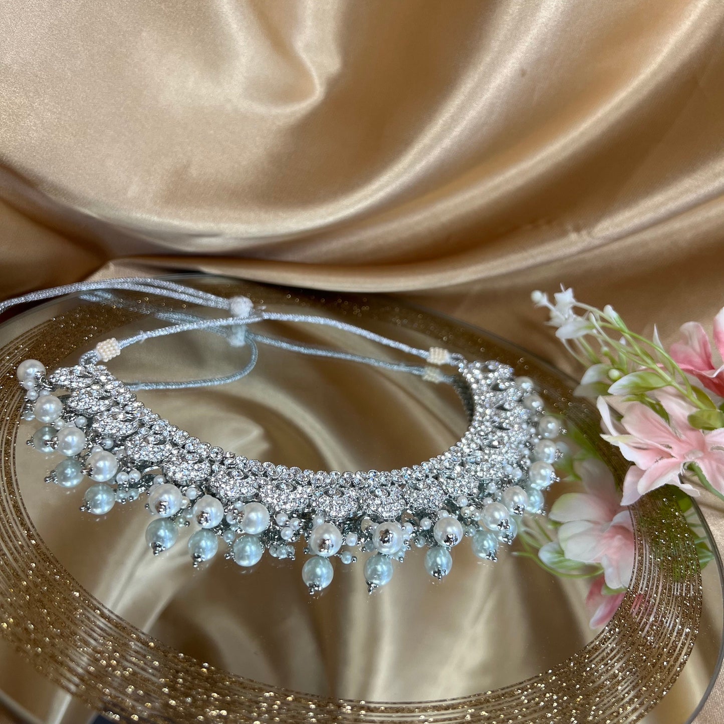 Silver Necklace Only/ Unique Style/ Indian/ Pakistani/Fashion Jewellery/ Gift for Women