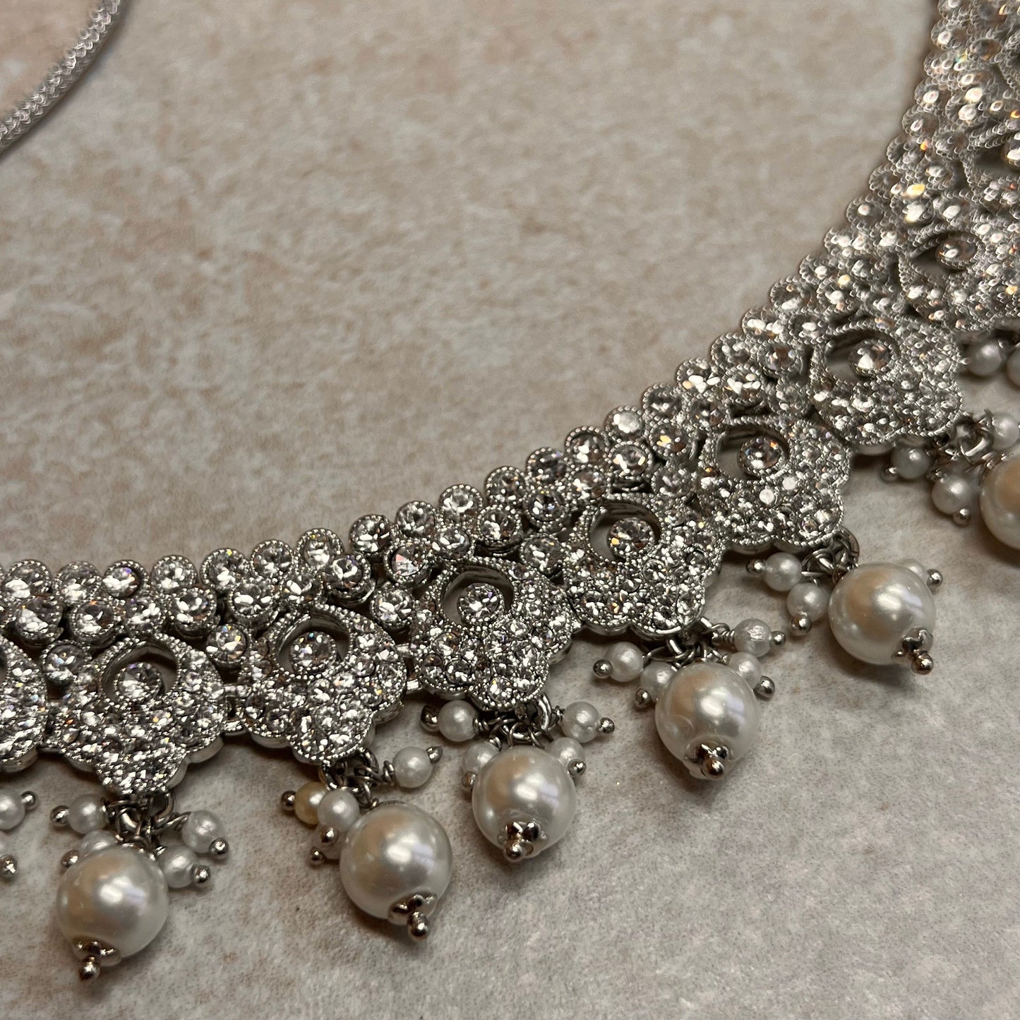 Silver Necklace Only/ Unique Style/ Indian/ Pakistani/Fashion Jewellery/ Gift for Women