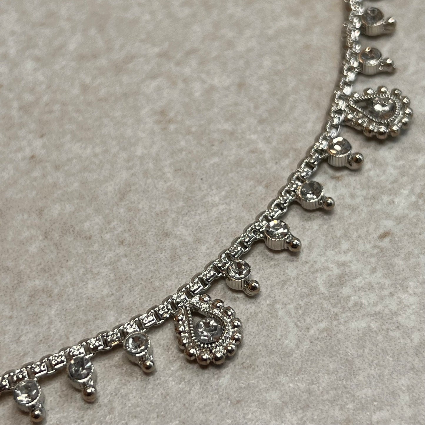 Light Weight Silver Necklace Only/ Unique Style/ Indian/ Pakistani/Fashion Jewellery/ Gift for Women