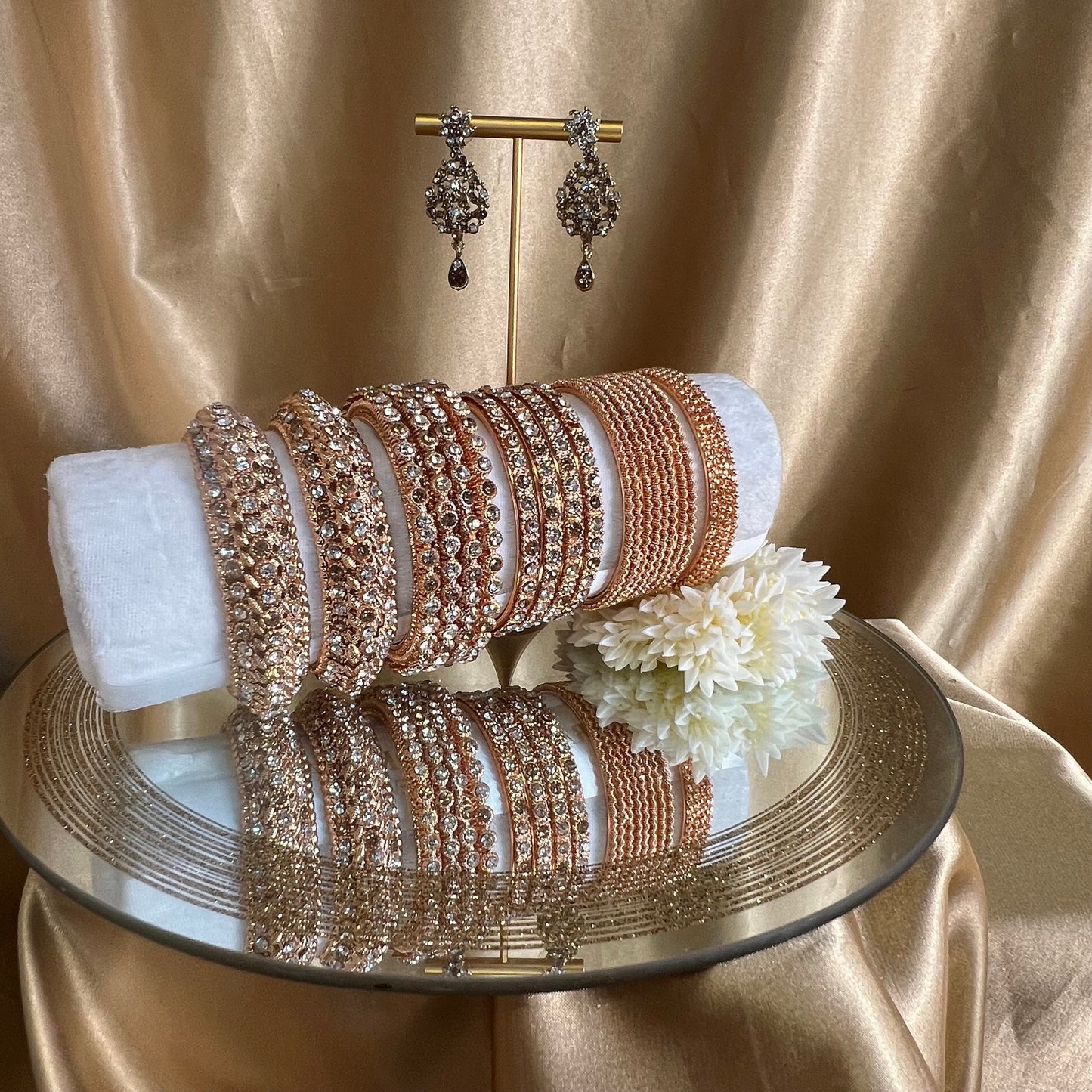 Bangle Roll Build Your Bangle Set- Rose Gold/Indian/ Pakistani/Jewelley/ Fashion Bracelet