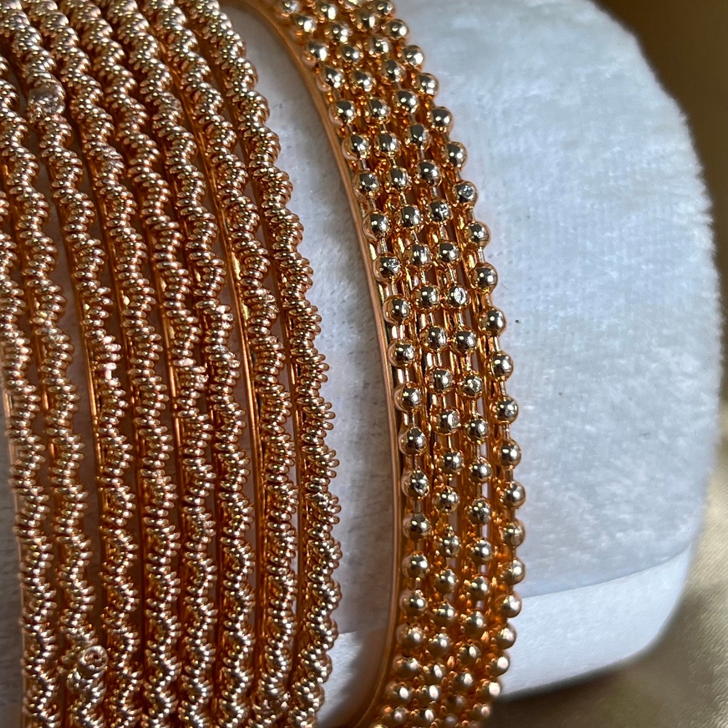 Bangle Roll Build Your Bangle Set- Rose Gold/Indian/ Pakistani/Jewelley/ Fashion Bracelet