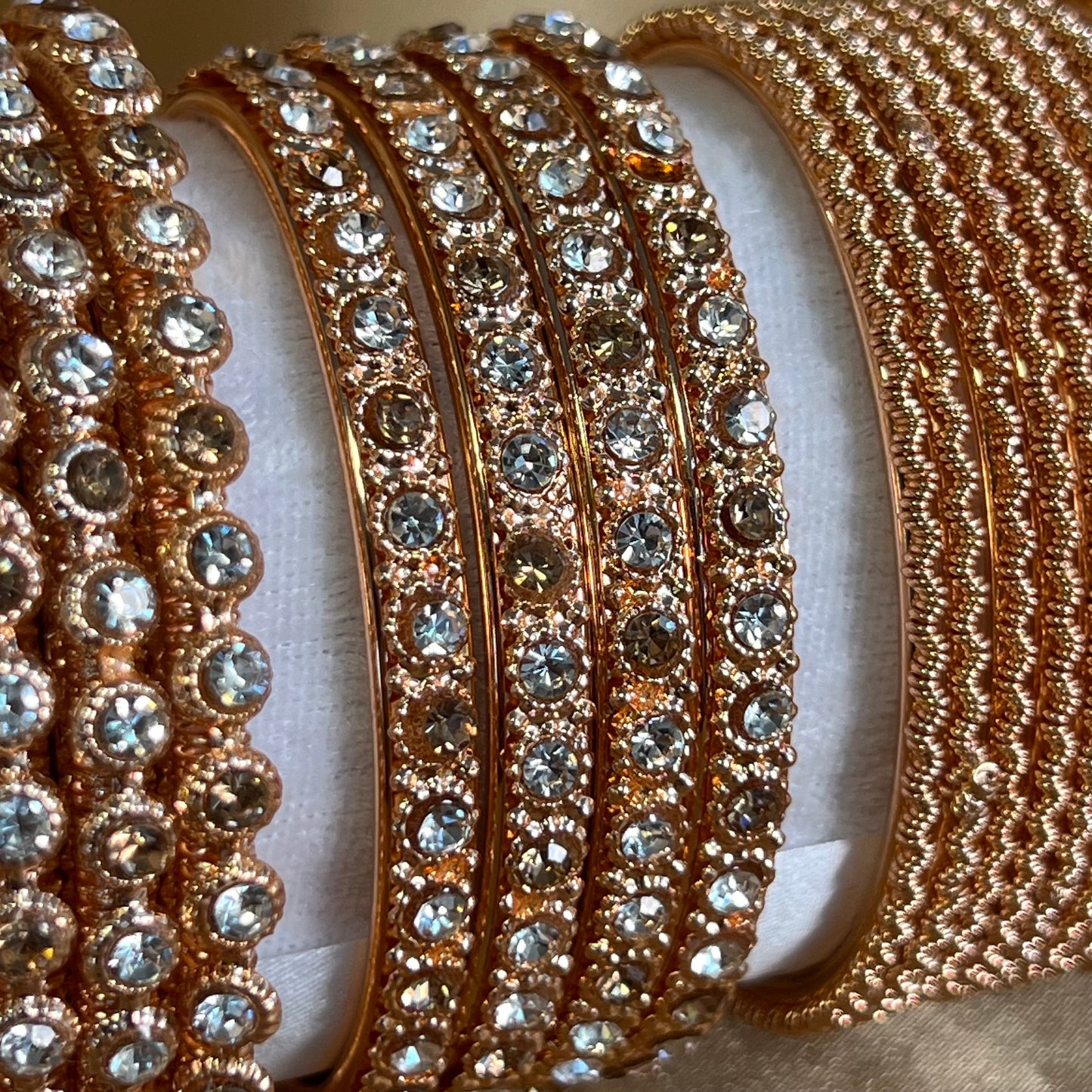 Bangle Roll Build Your Bangle Set- Rose Gold/Indian/ Pakistani/Jewelley/ Fashion Bracelet