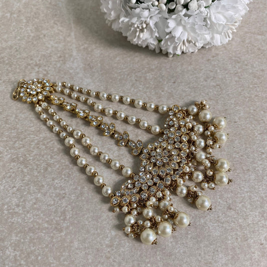 Clear Jhumar/Gold/Light Gold/ Passa/ Indian/ Pakistani Style/Headpieces