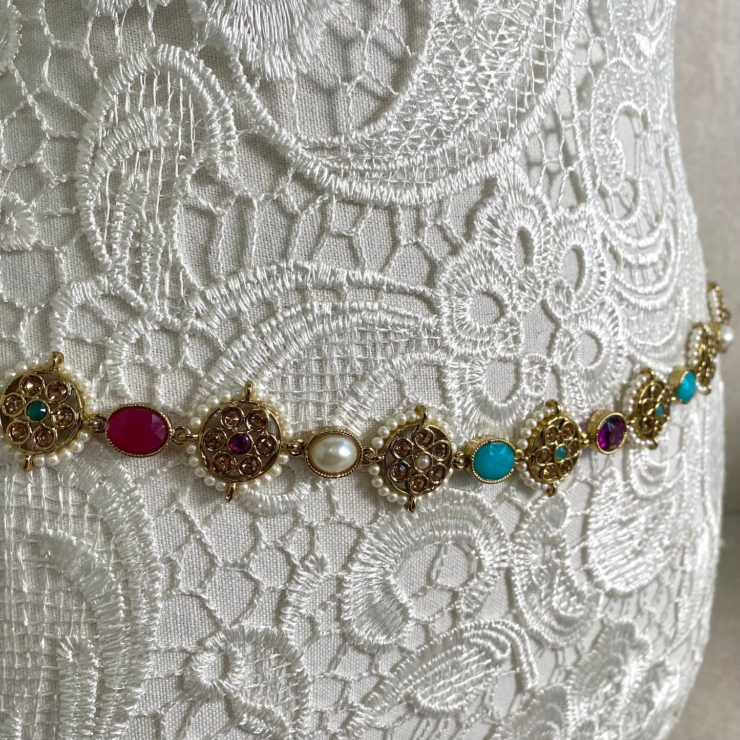 Multi Colour Waist Chain/ Belt/ Sari Belt
