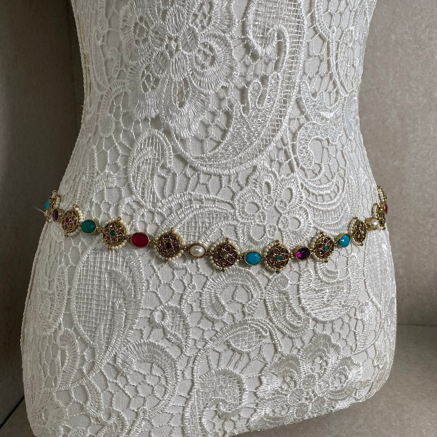 Multi Colour Waist Chain/ Belt/ Sari Belt