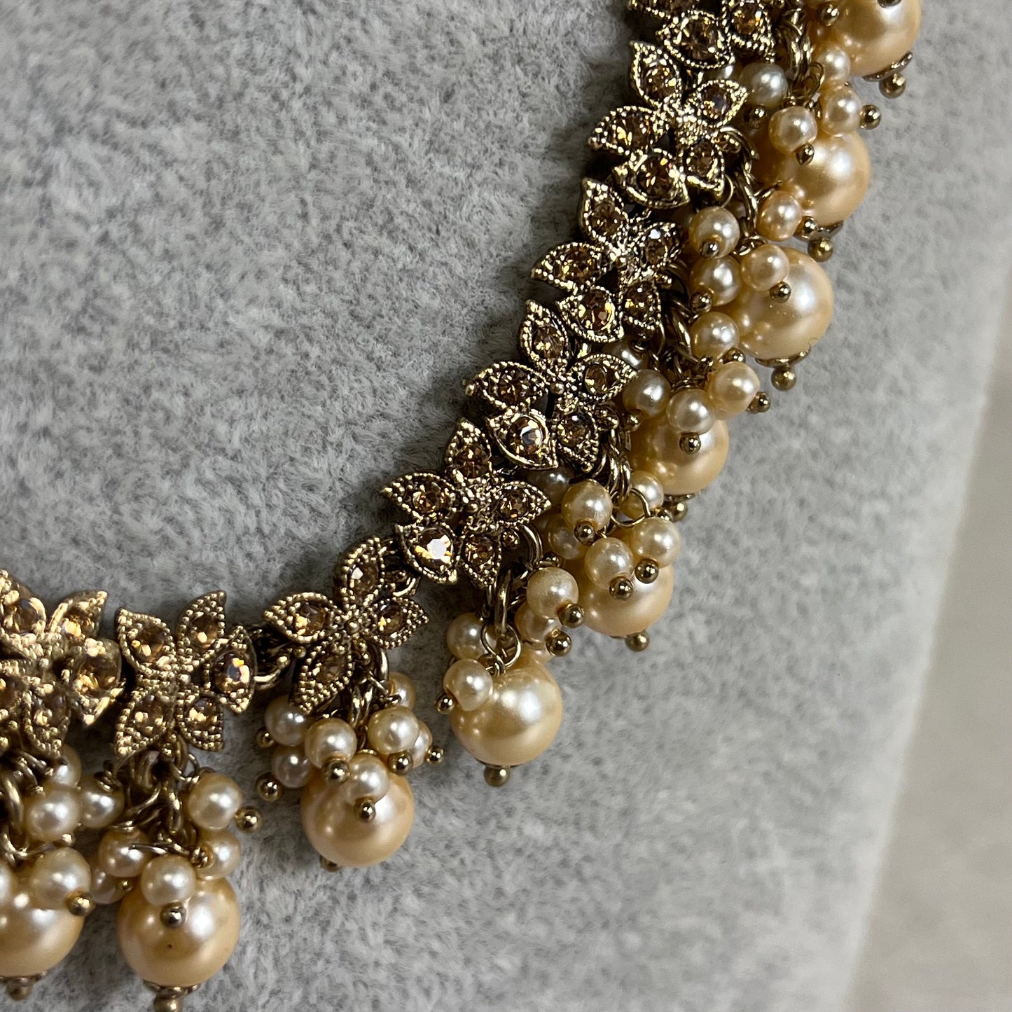 Champagne Long Mala/ Haar/ Long Necklace/ Waist chain/ Belt/ Sari Belt/ Unique Style/ Indian/ Pakistani/Fashion Jewellery/ Gift for Women